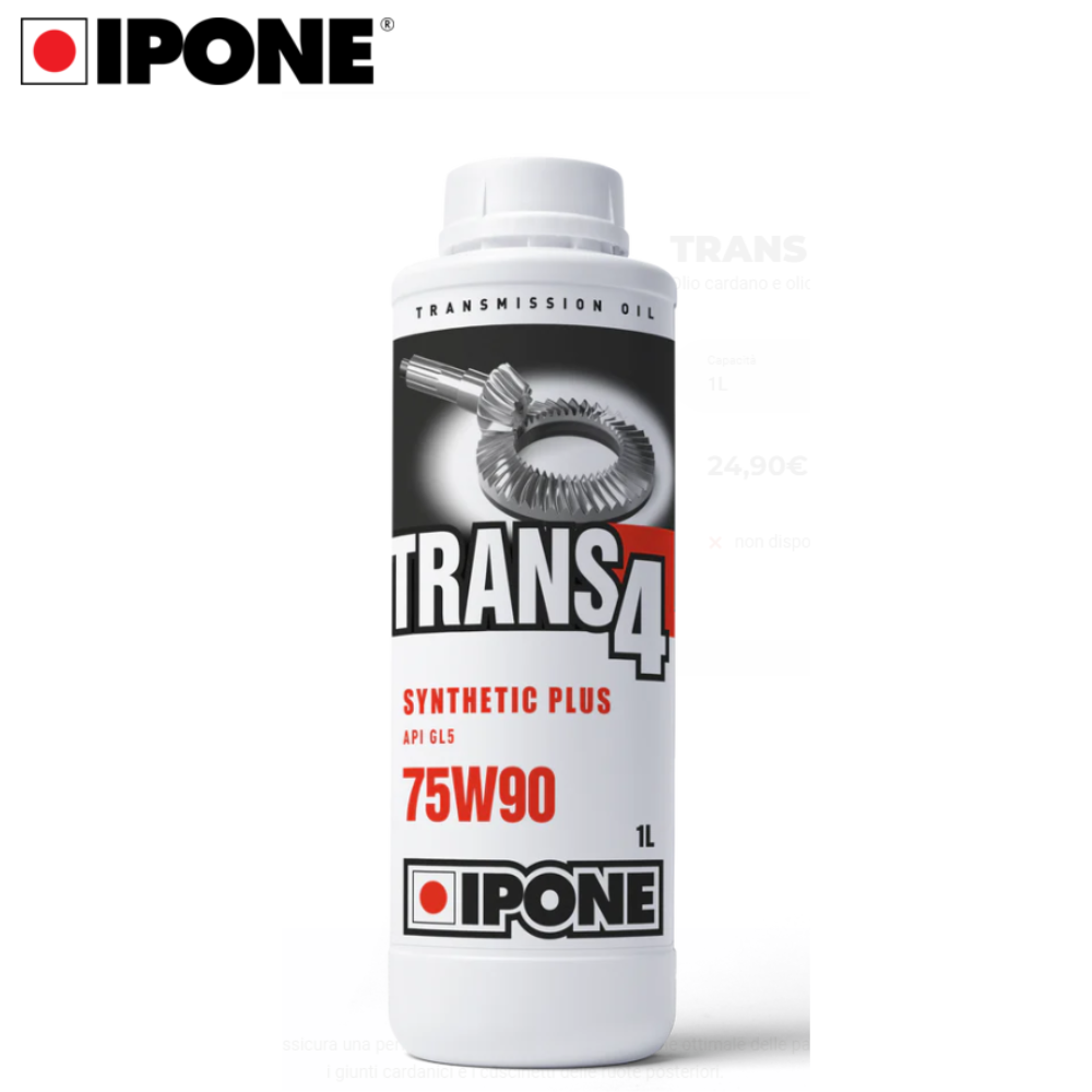 Olio Trasmissione Ipone TRANS 4 75W90 Sintetico (1lt)