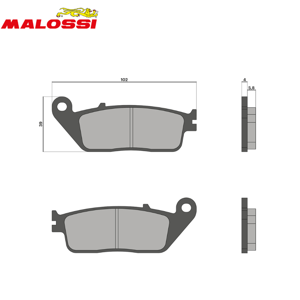 Pastiglie Freno Anteriori Malossi Honda 