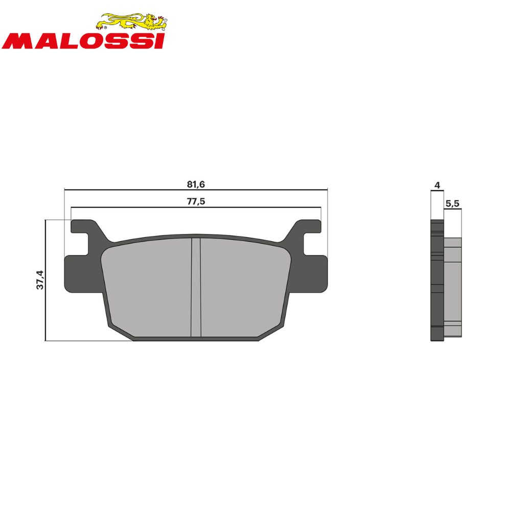 Pastiglie Freno Posteriori Malossi Honda / Voge