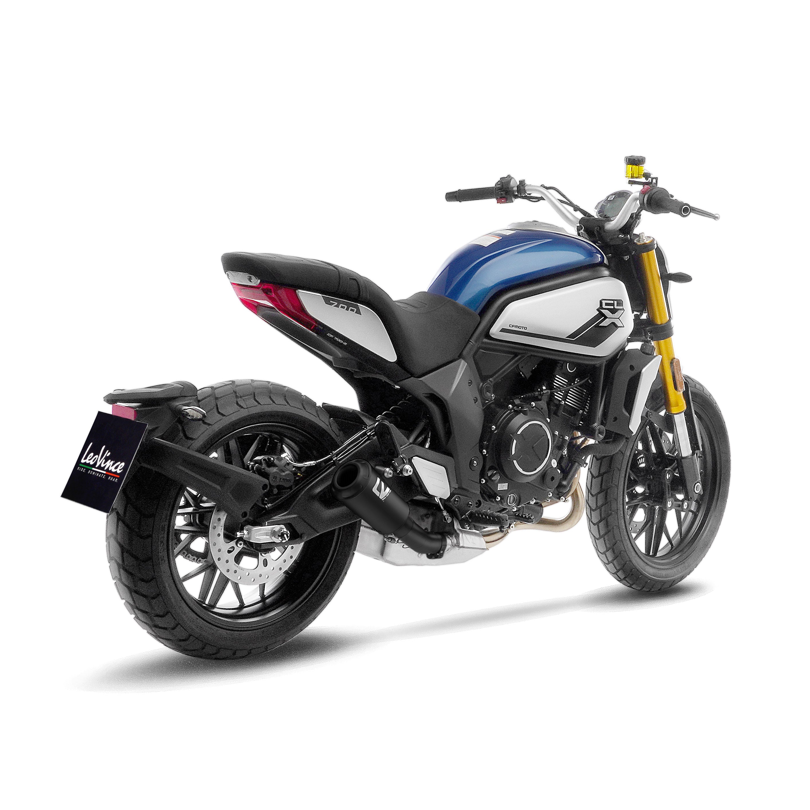 Scarico-Leovince-LV-10-CF-Moto-CL-X-Heritage/Sport-Full-Black-3
