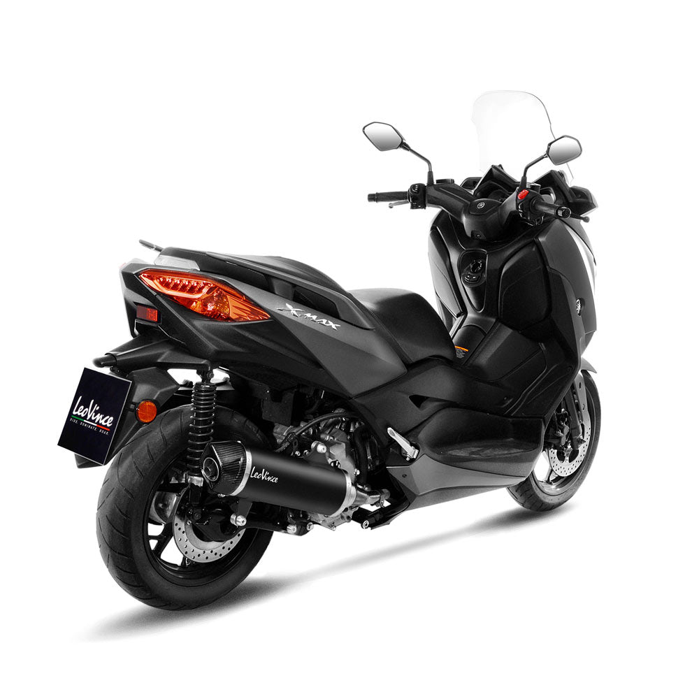 Scarico-Leovince-Yamaha-X-MAX-300-Nero-Inox-3