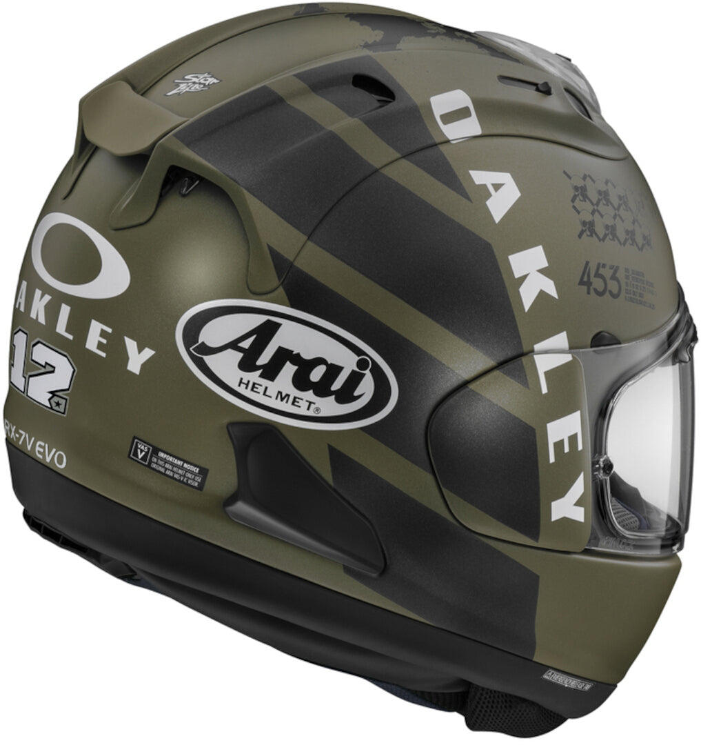 ARAI RX-7 V EVO OAKLEY Maverick Vinales