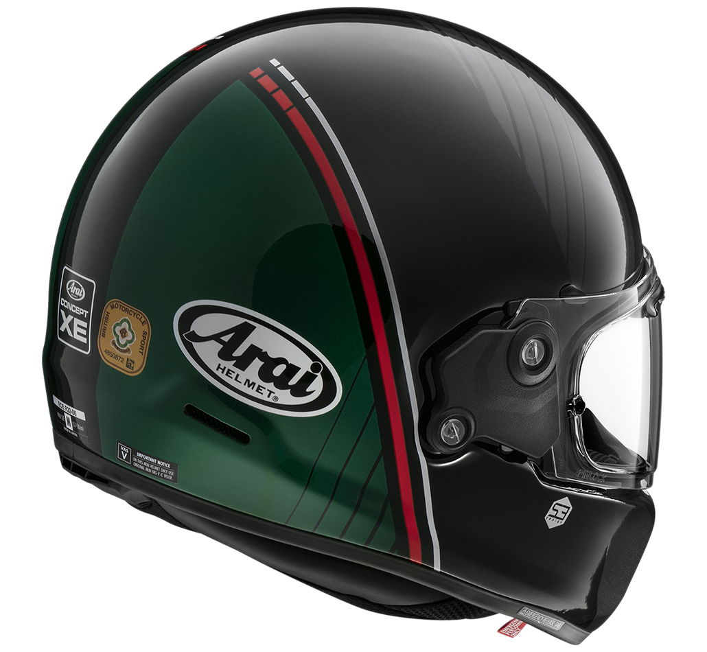 ARAI CONCEPT-XE Temu Green Nero Lucido Verde