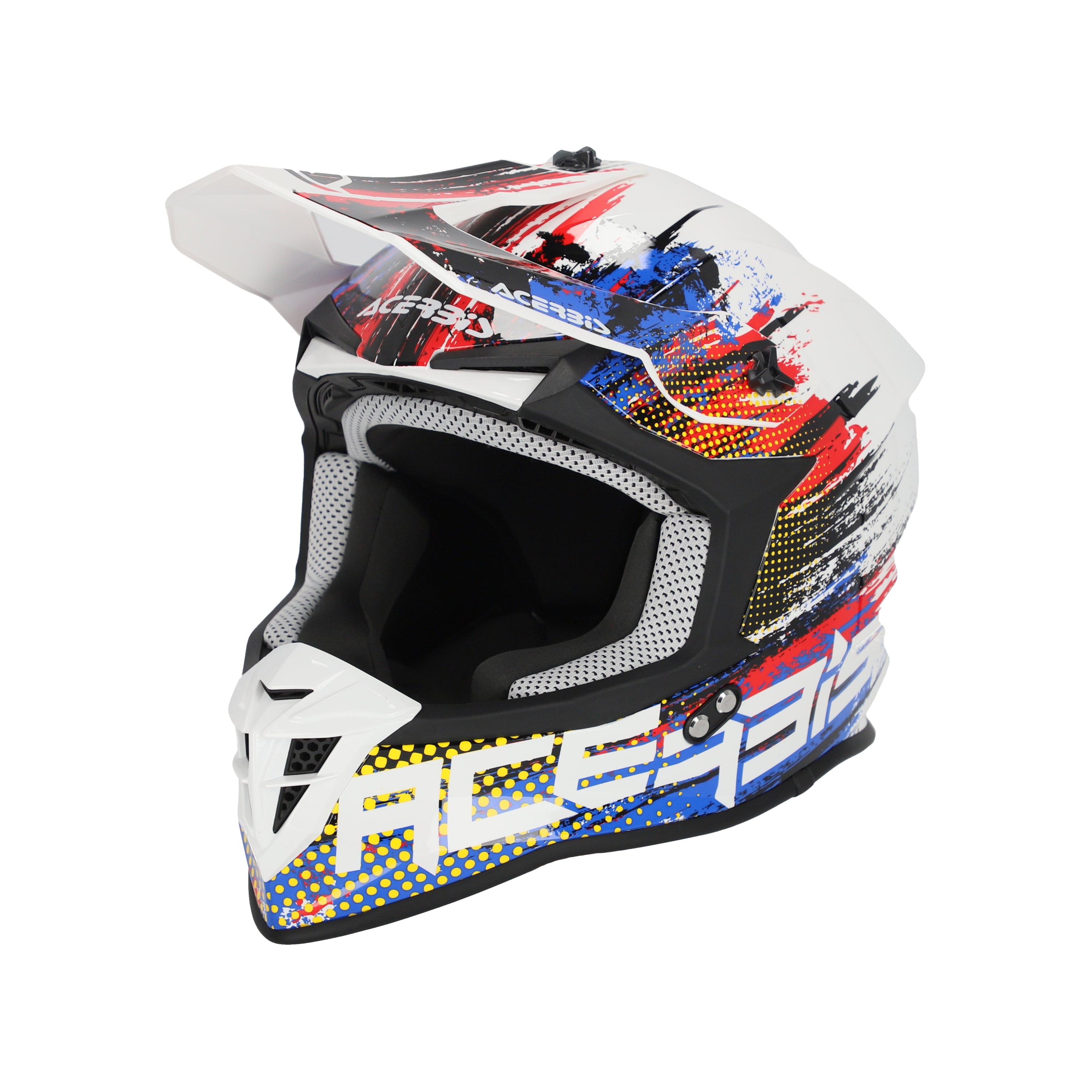 Acerbis Linear Graphic Bianco Blu Rosso