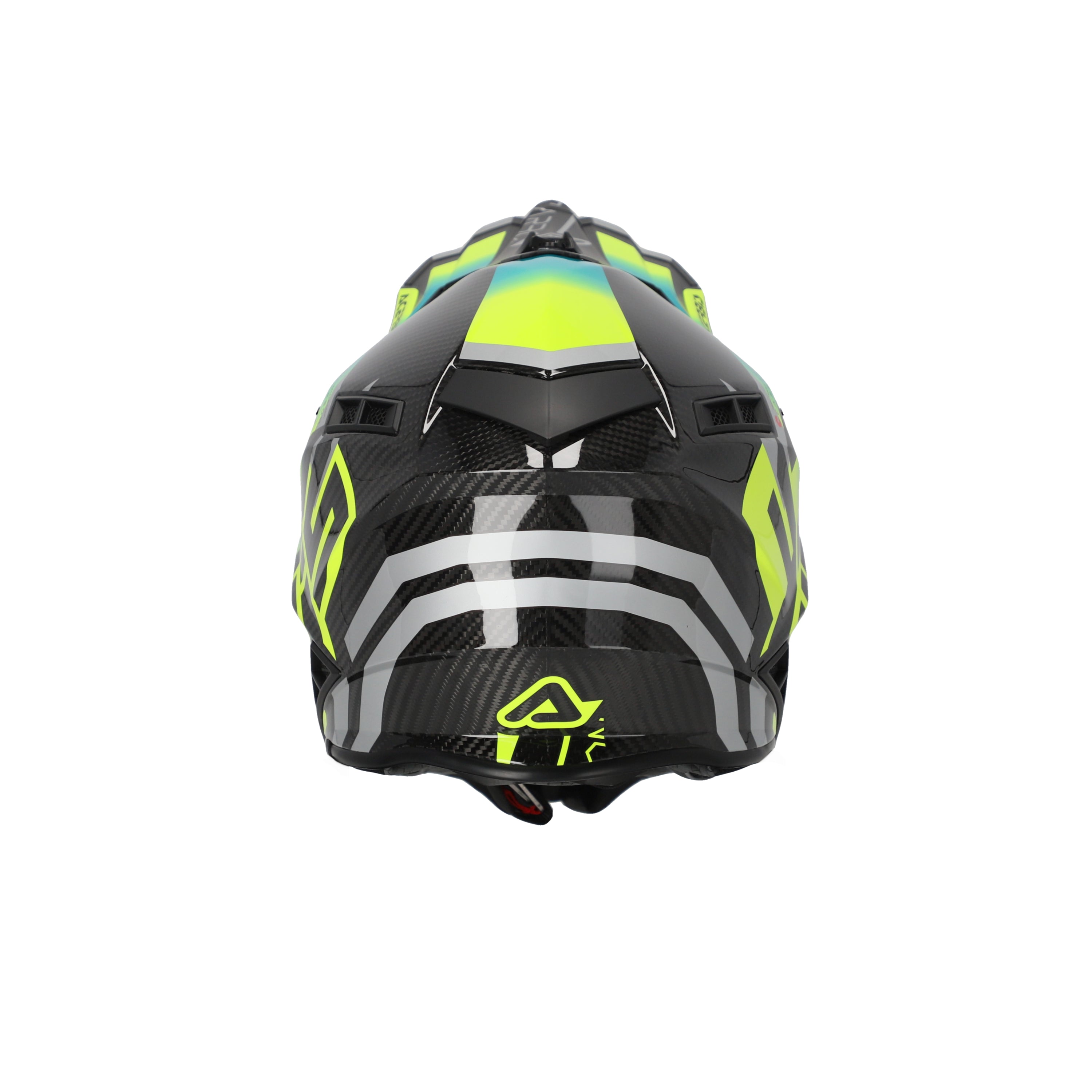 Acerbis STEEL CARBON Azzurro Giallo Fluo