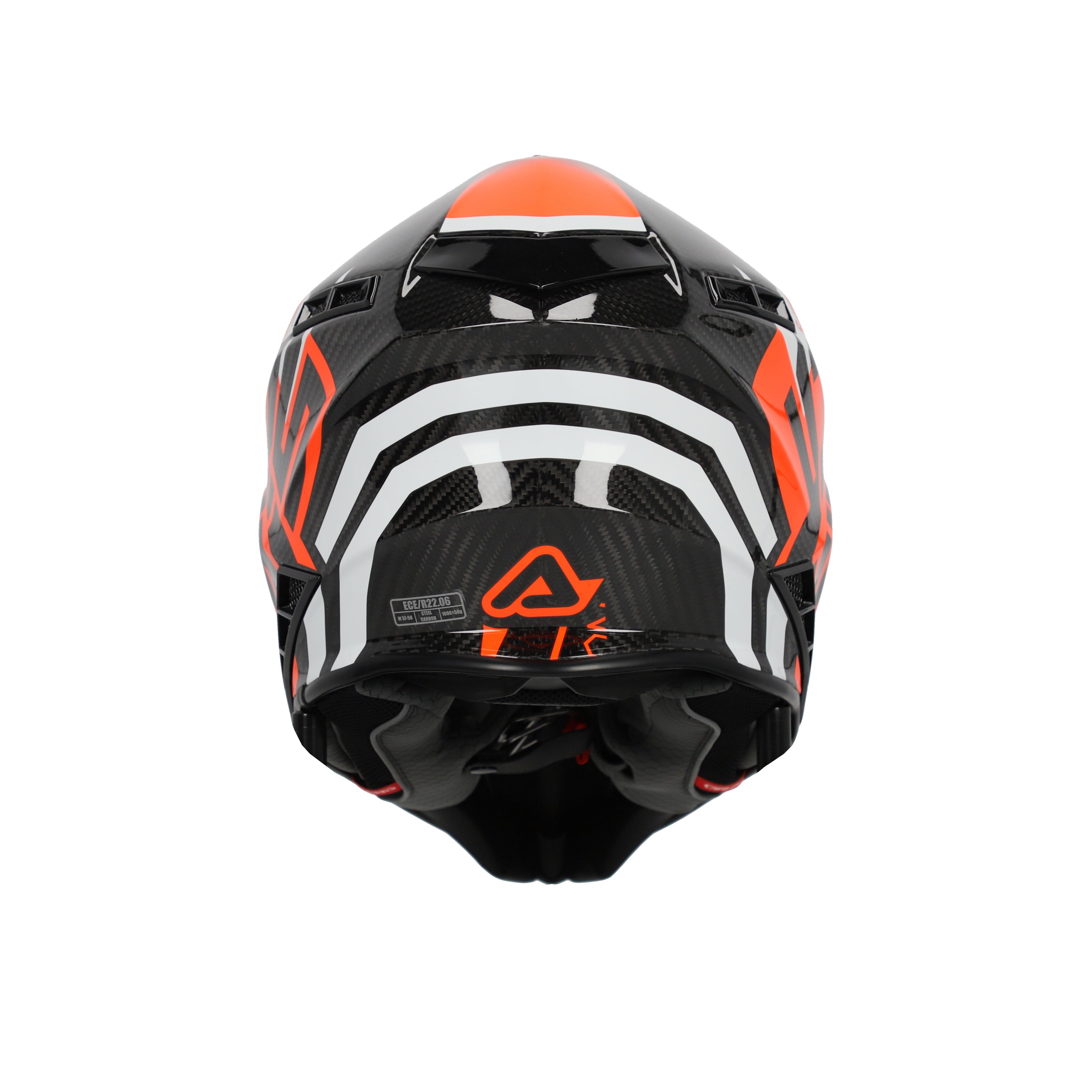 Acerbis STEEL CARBON Nero Arancio