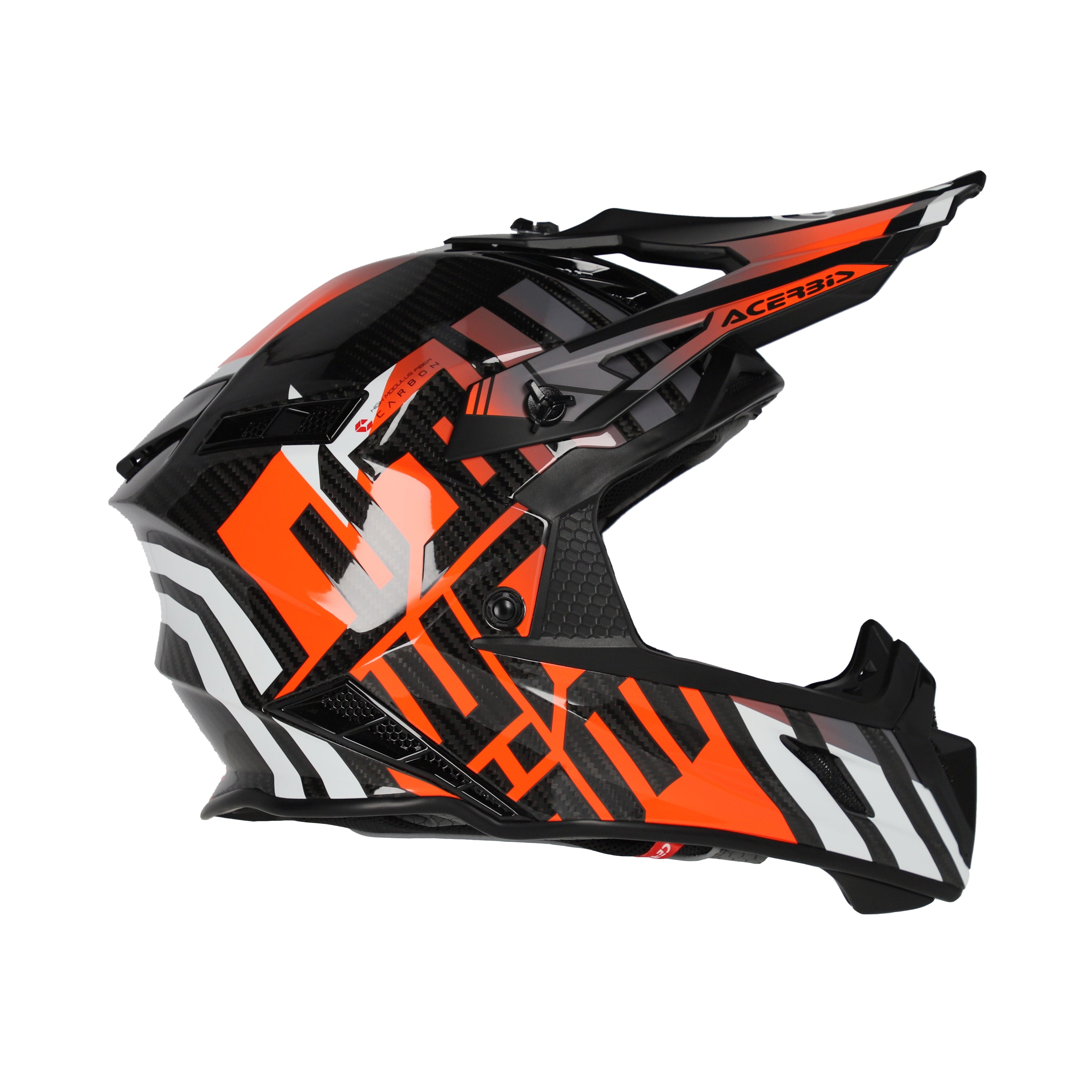 Acerbis STEEL CARBON Nero Arancio