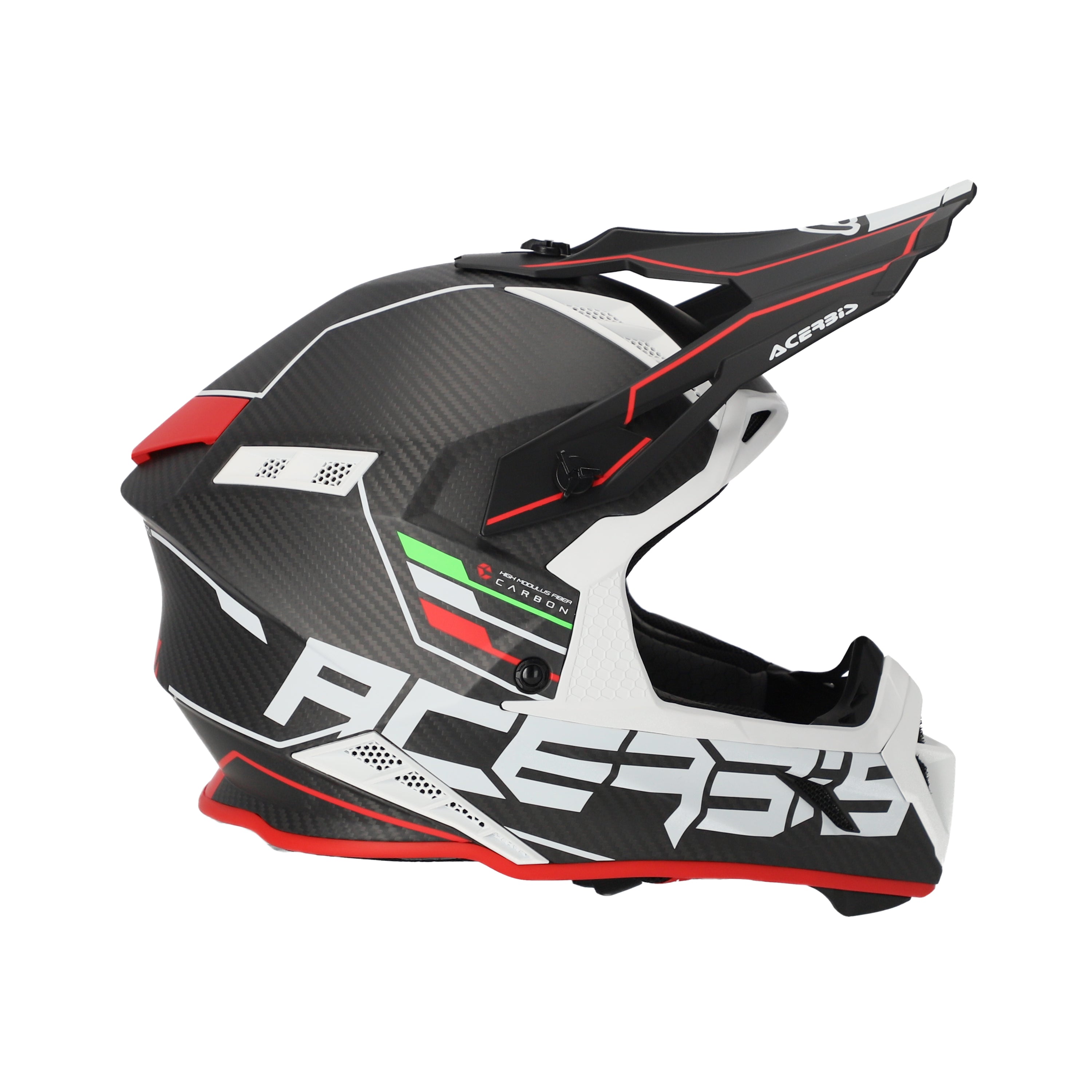 Acerbis STEEL CARBON Nero Rosso