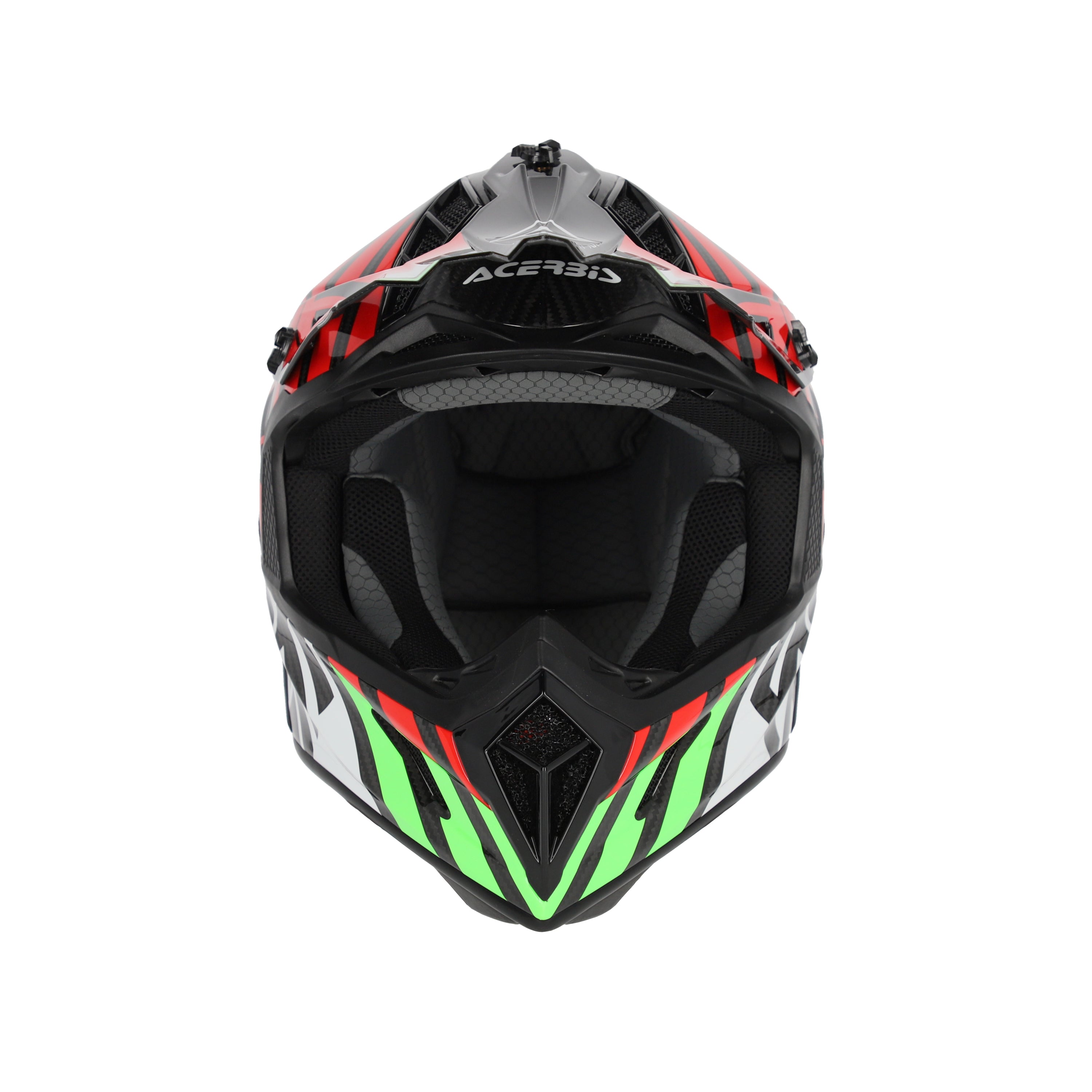 Acerbis STEEL CARBON Verde Rosso