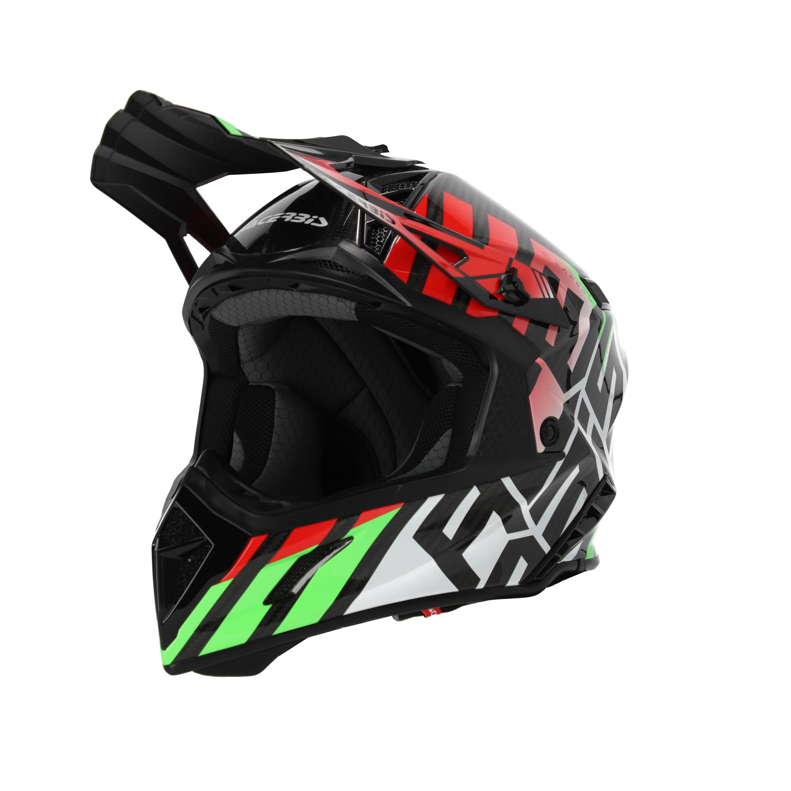 Acerbis STEEL CARBON Verde Rosso