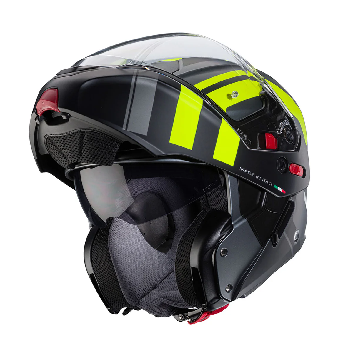 Caberg Horus X Road Nero Antracite Giallo Fluo