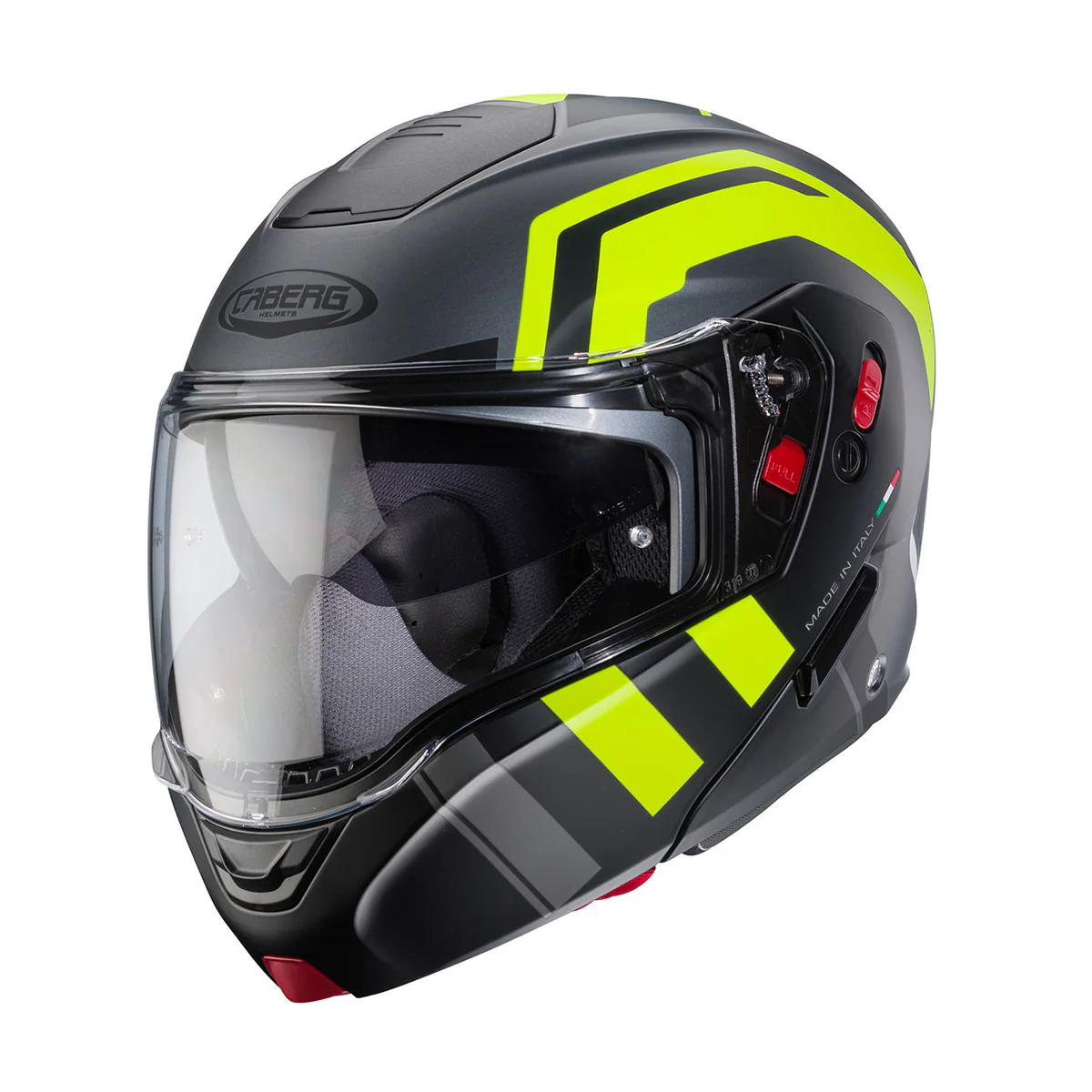 Caberg Horus X Road Nero Antracite Giallo Fluo