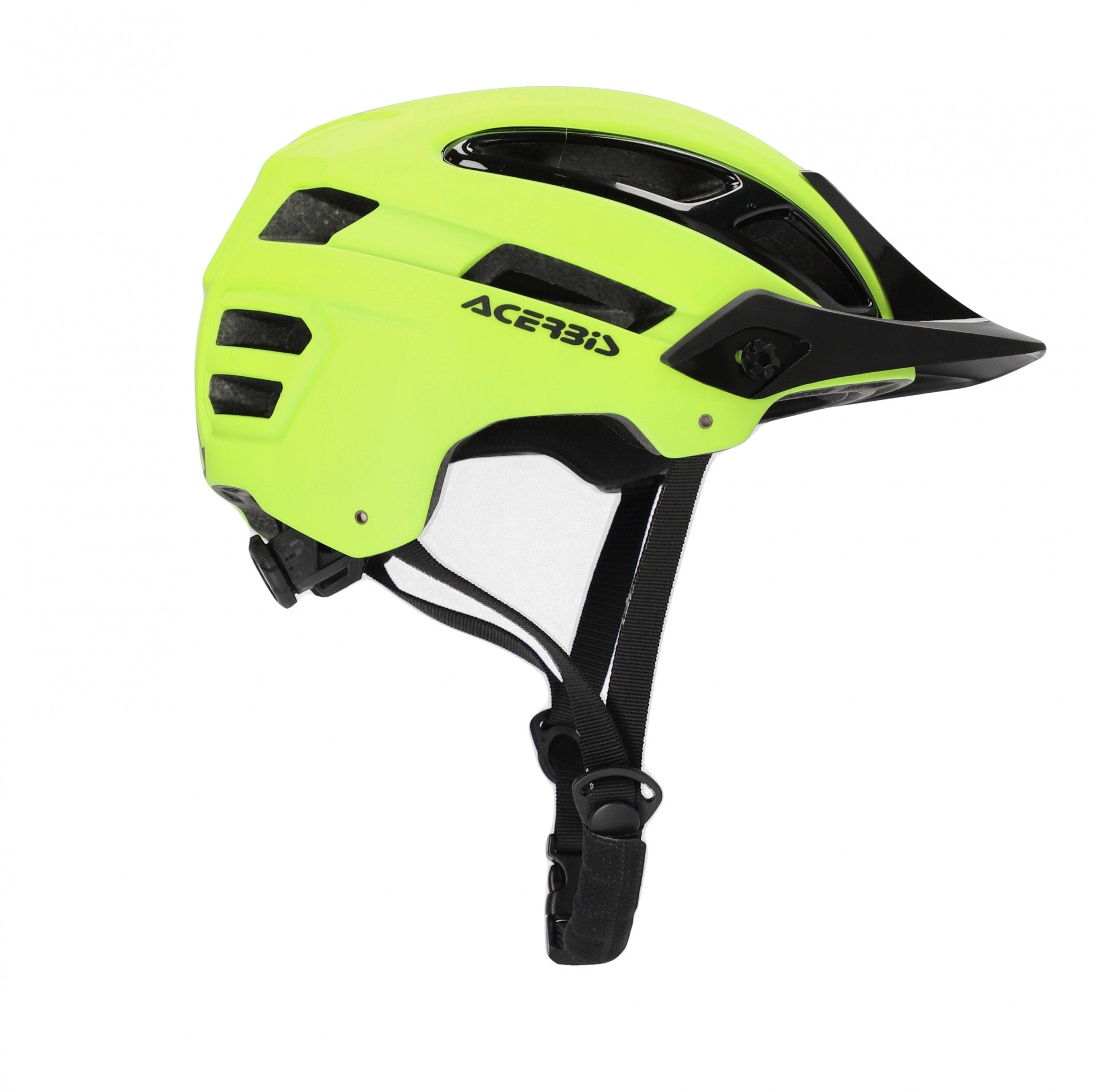 Casco Bici ACERBIS DOUBLEP Giallo Fluo Nero