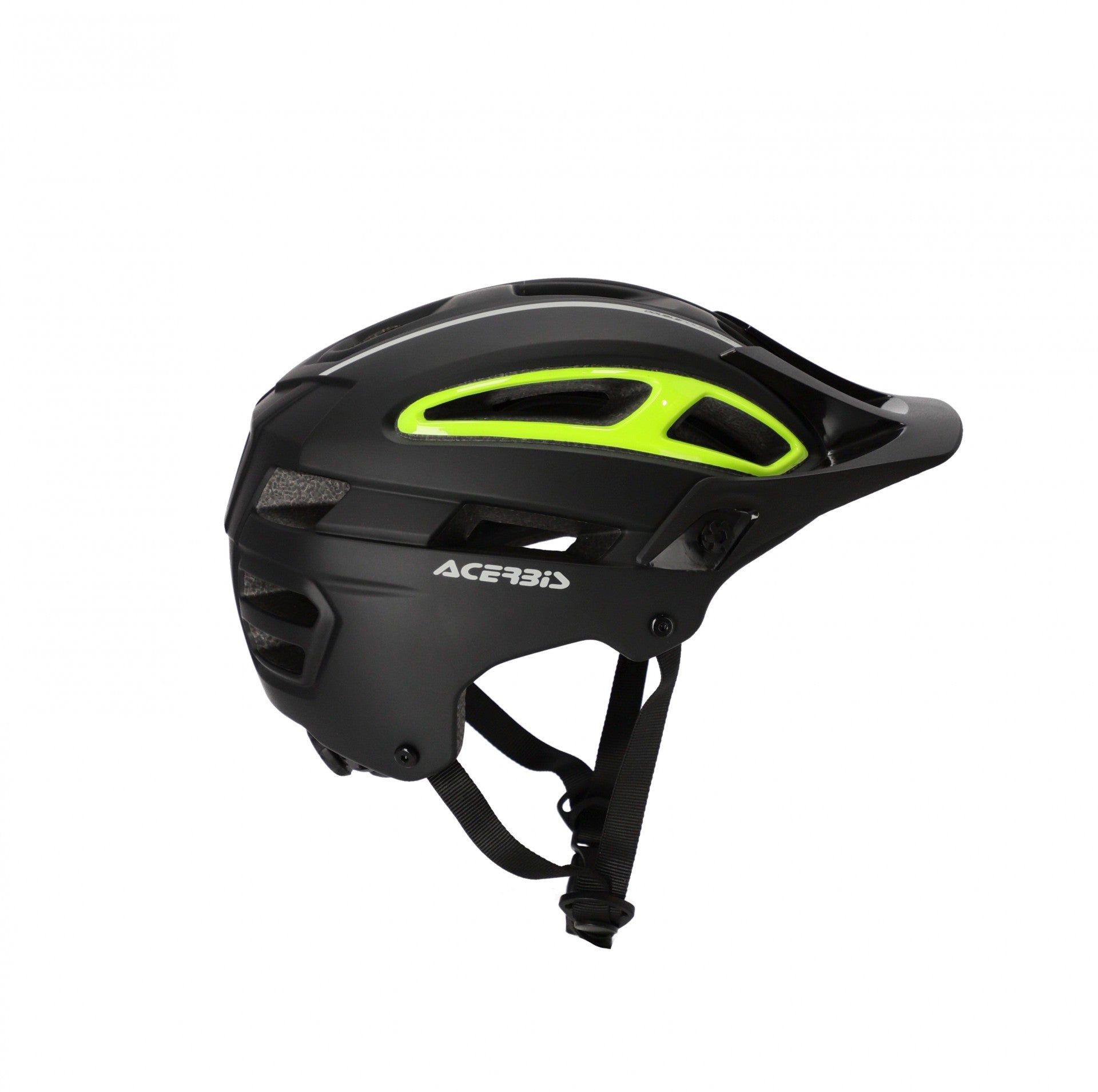 Casco Bici ACERBIS DOUBLEP Nero Giallo Fluo