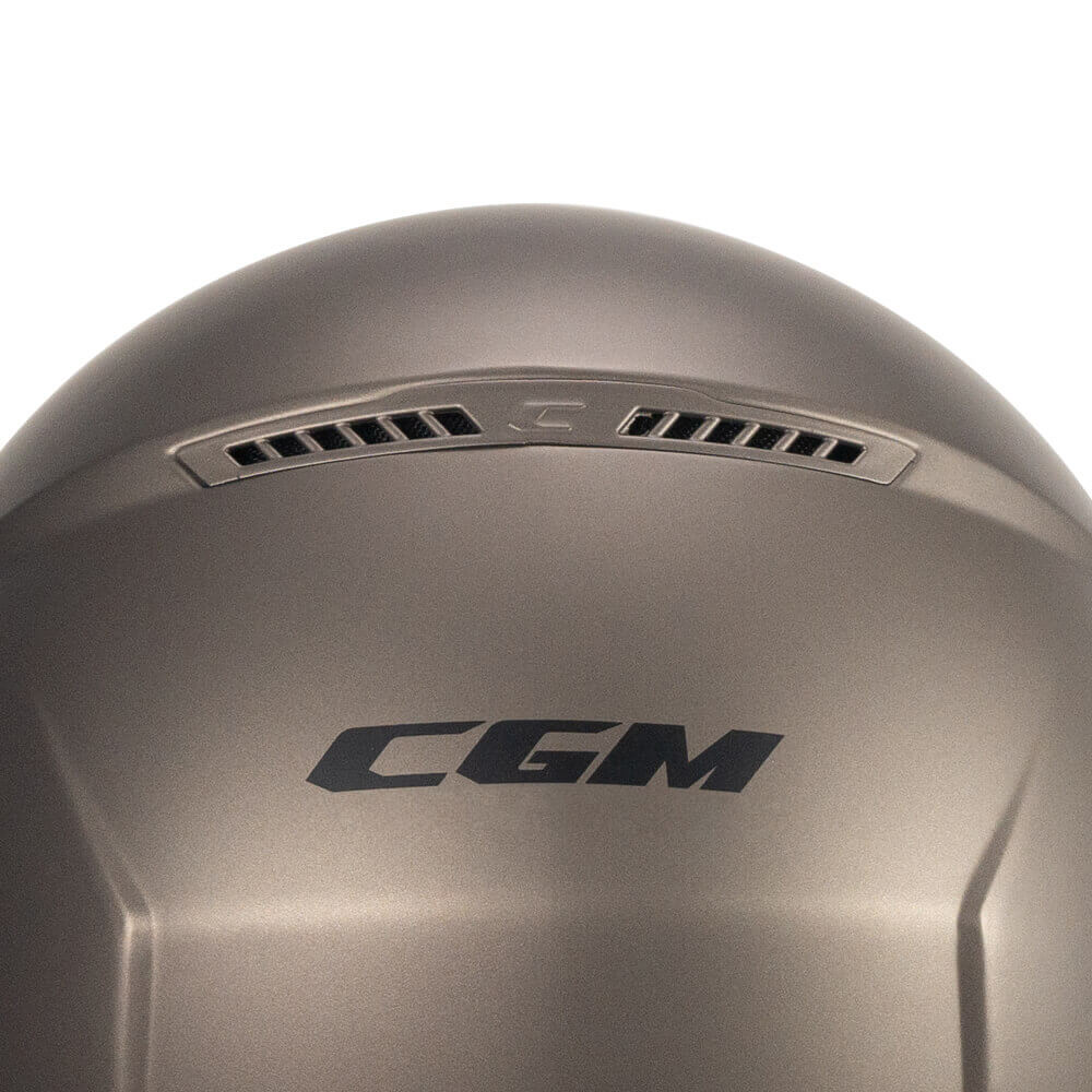 Casco CGM 167A FLO MONO Tortora Opaco Con Visiera Sagomata ECE 22-06