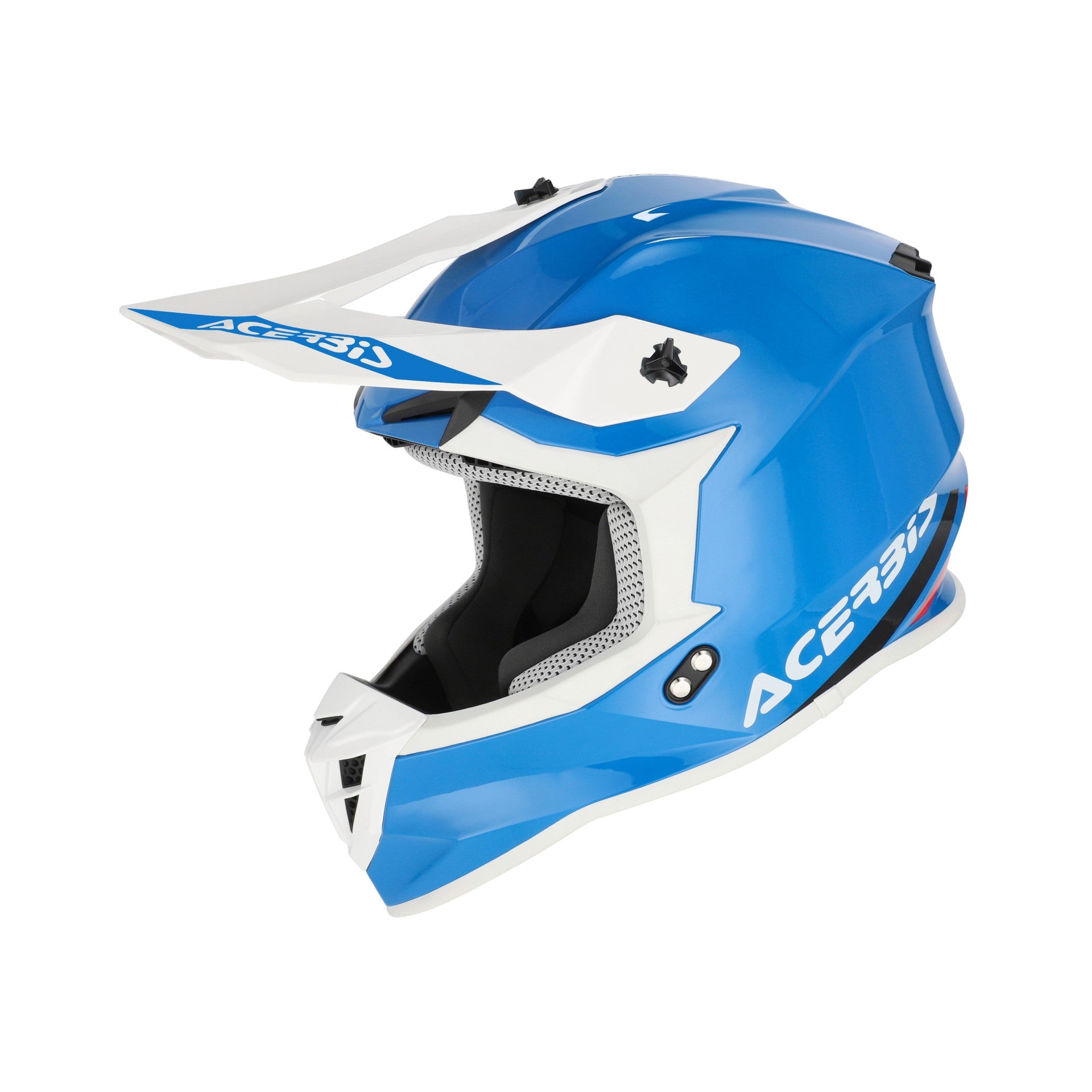 Casco Moto Cross ACERBIS LINEAR 2206 Azzurro