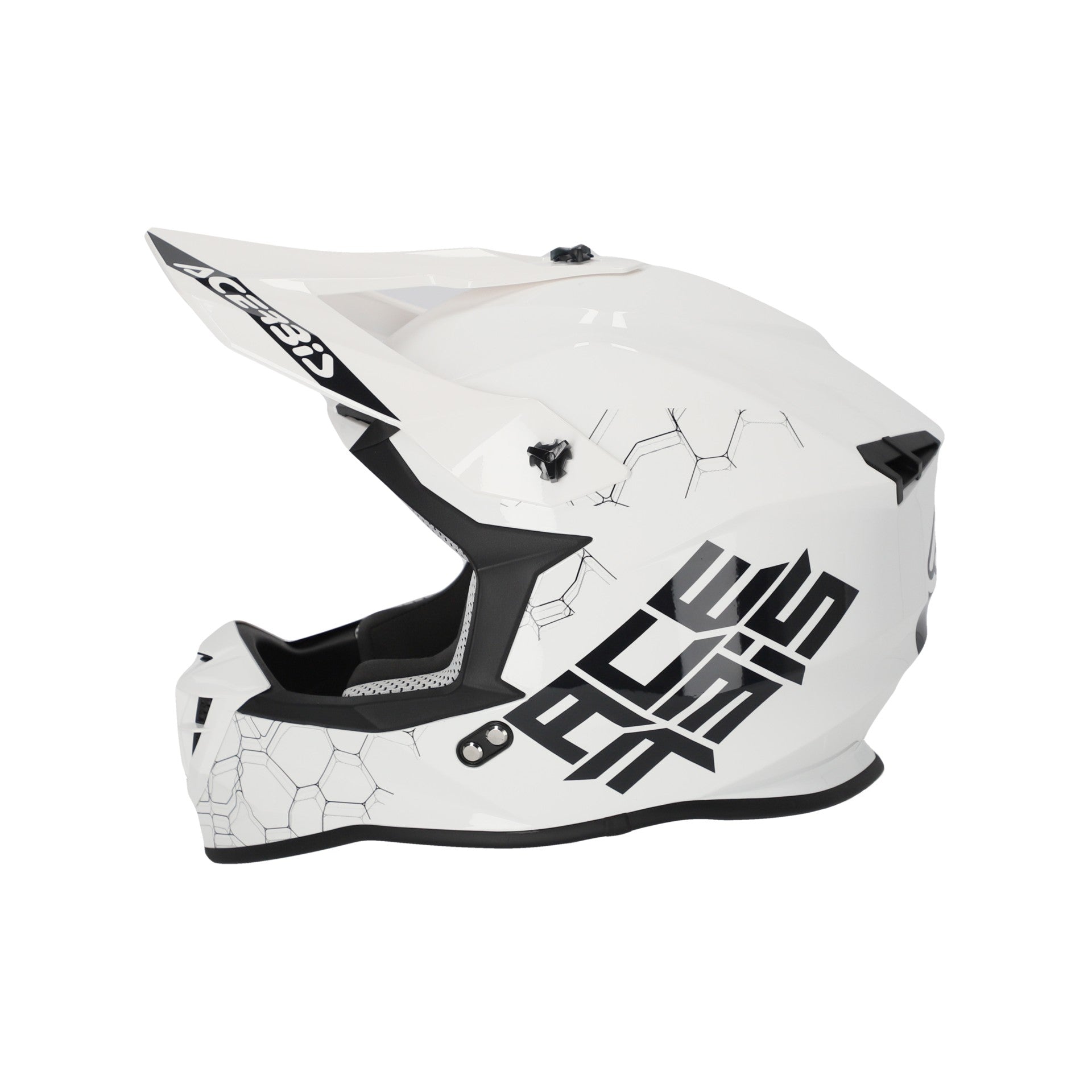 Casco Moto Cross ACERBIS LINEAR 2206 Bianco