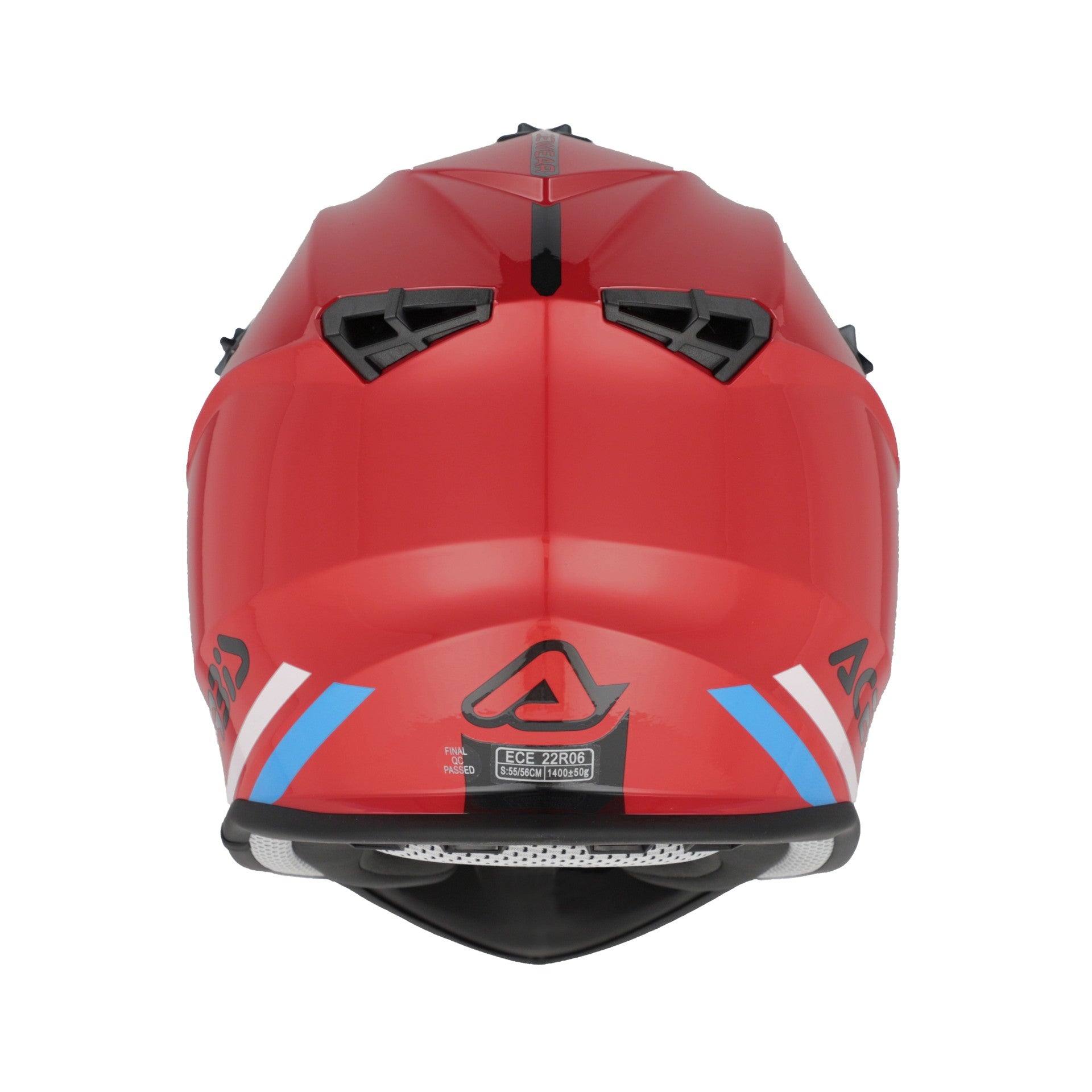Casco Moto Cross ACERBIS LINEAR 2206 Rosso
