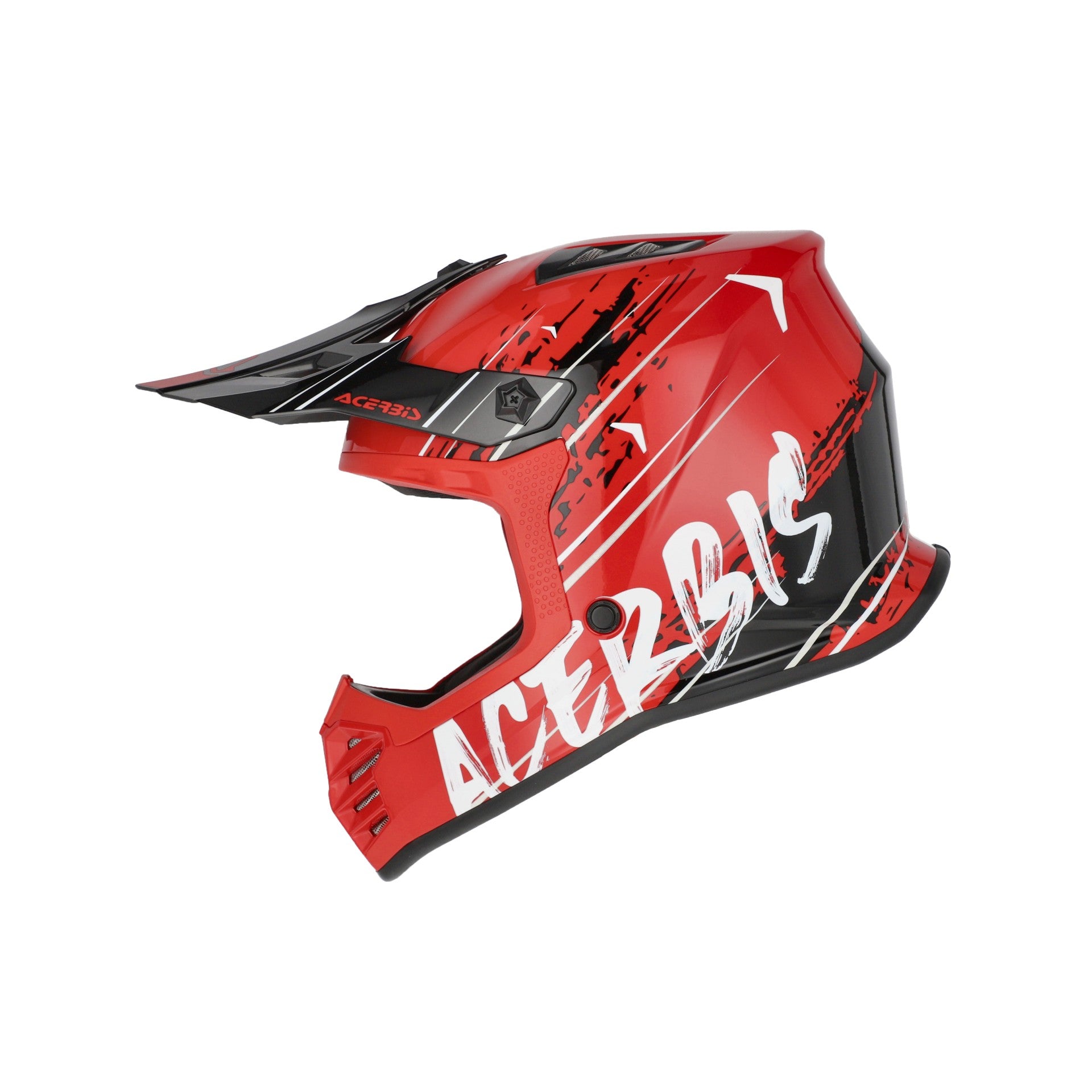 Casco Moto Cross Bimbo ACERBIS PROFILE JUNIOR Rosso Nero