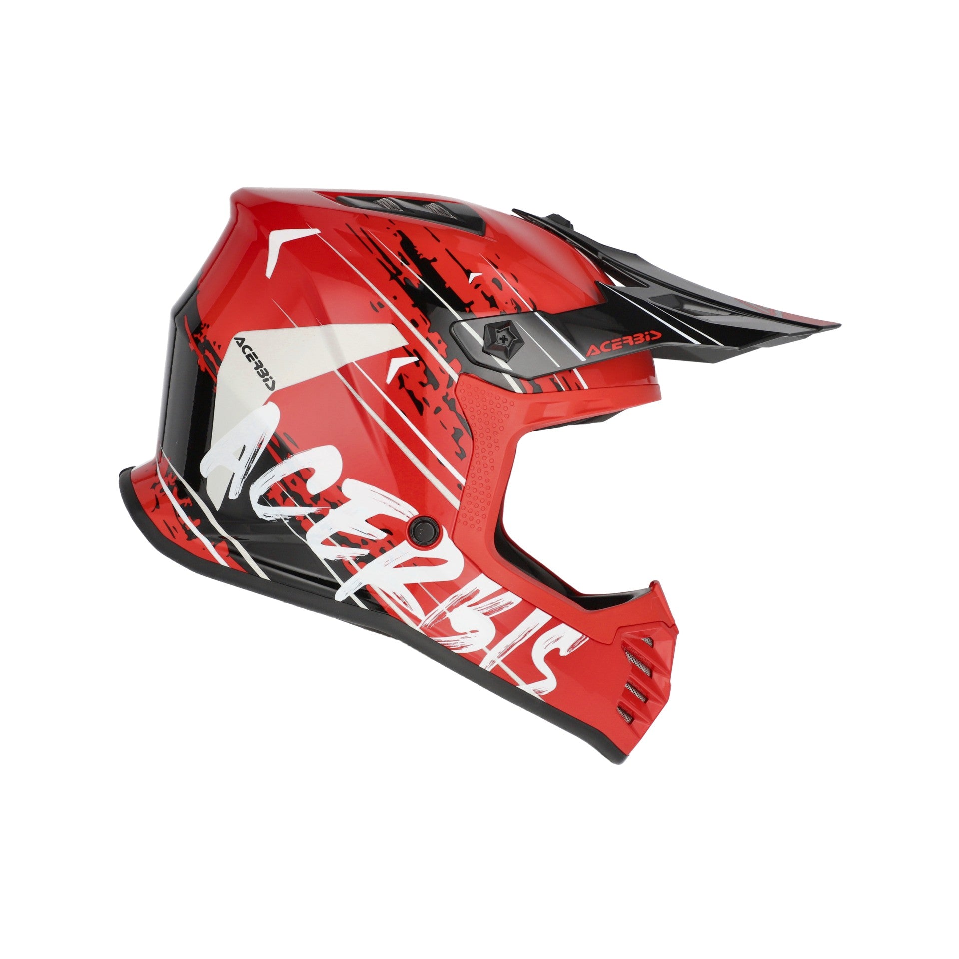 Casco Moto Cross Bimbo ACERBIS PROFILE JUNIOR Rosso Nero