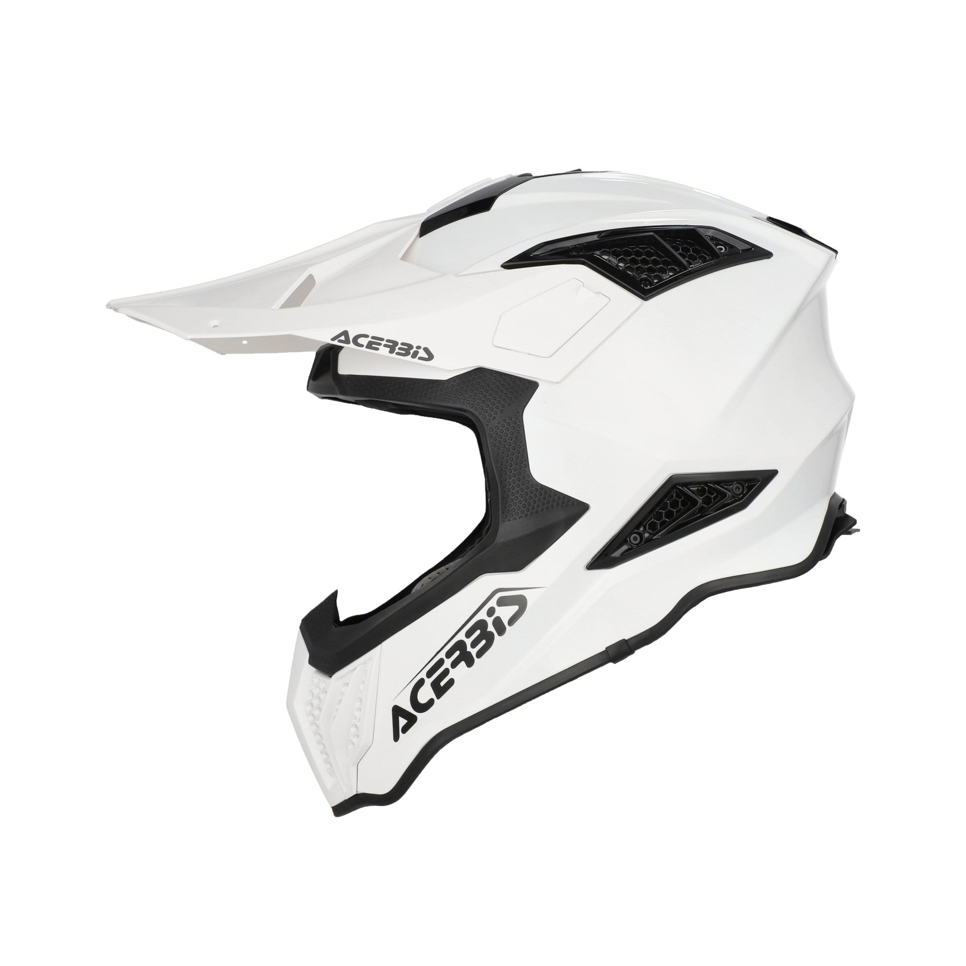 Casco Moto Cross Integrale ACERBIS AIRSTRIKE-X Bianco