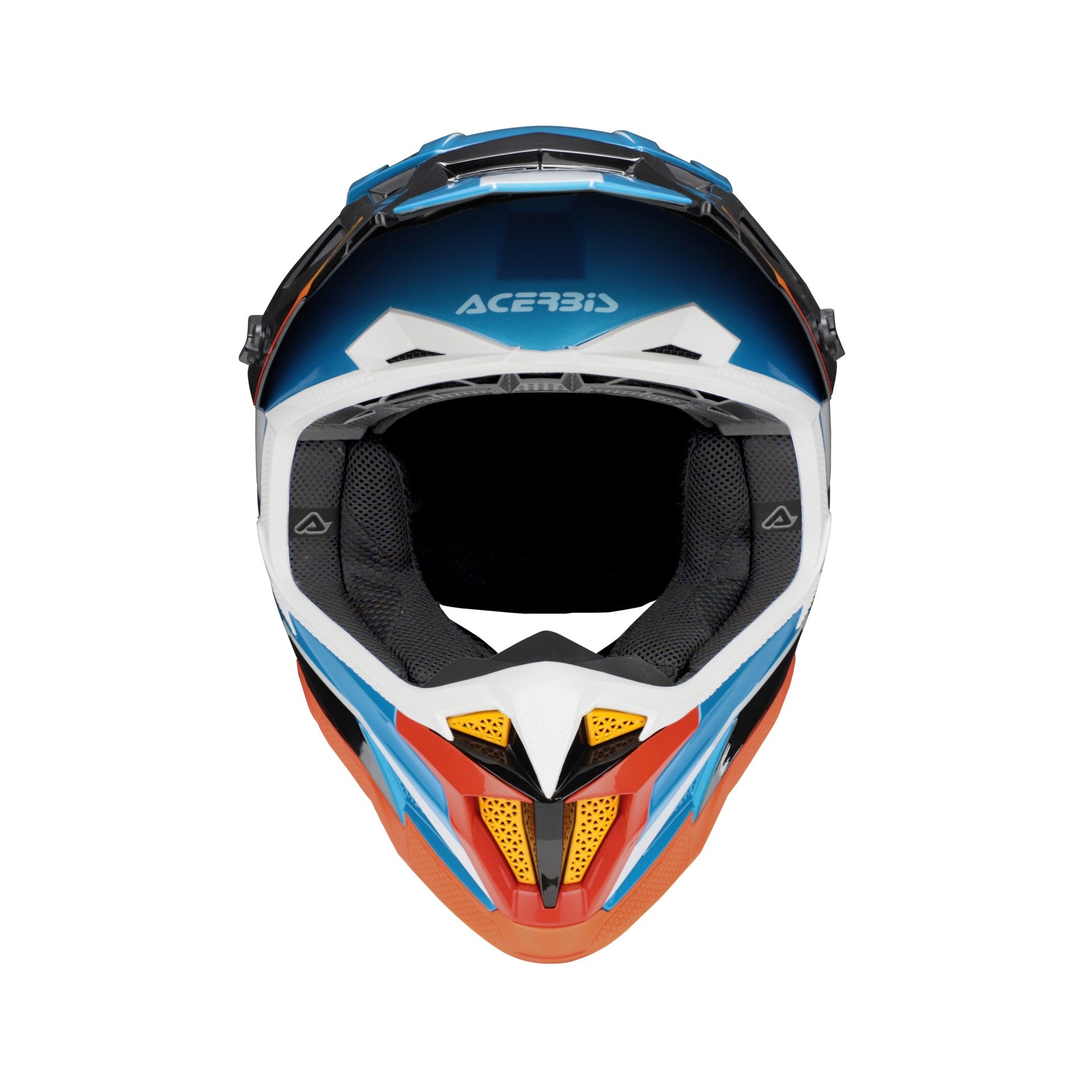 Casco Moto Cross Integrale ACERBIS T711 Azzurro Bianco