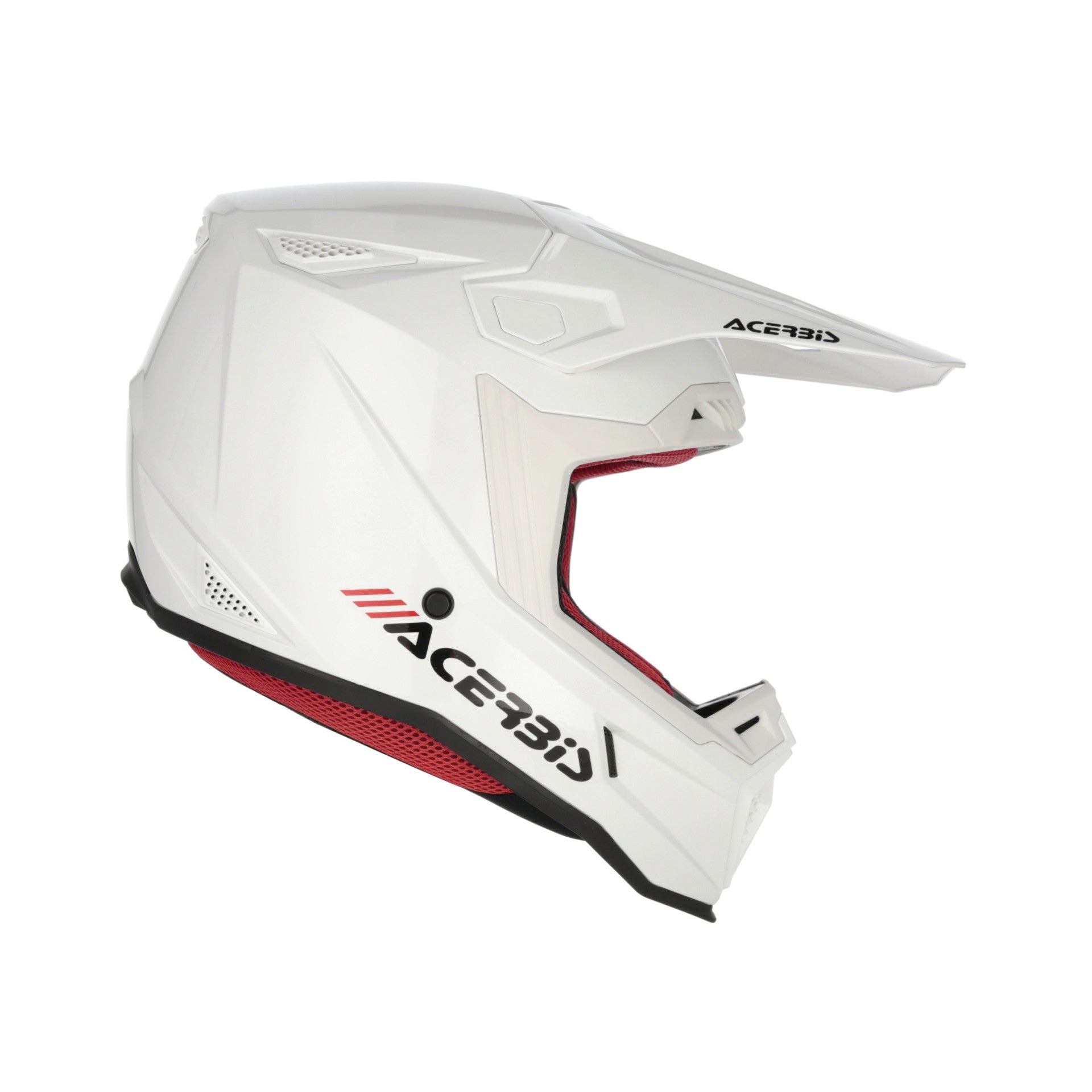 Casco Moto Cross Integrale ACERBIS WHOOPS Bianco