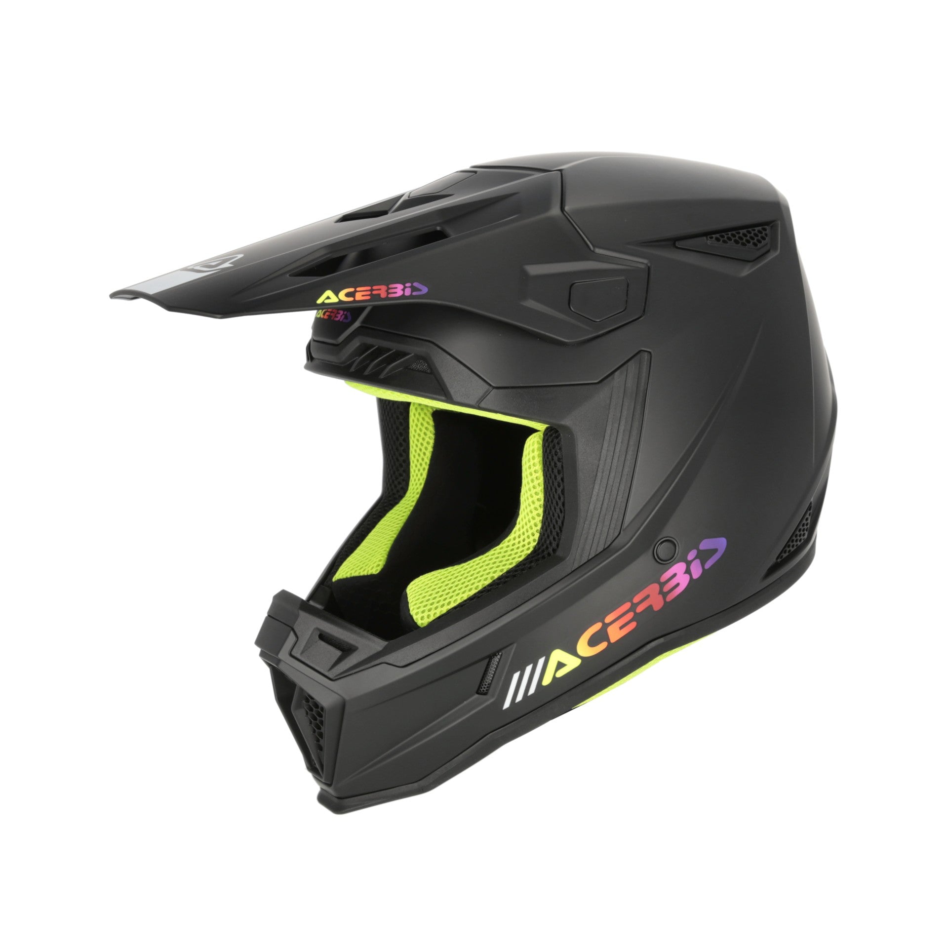 Casco Moto Cross Integrale ACERBIS WHOOPS Nero 2