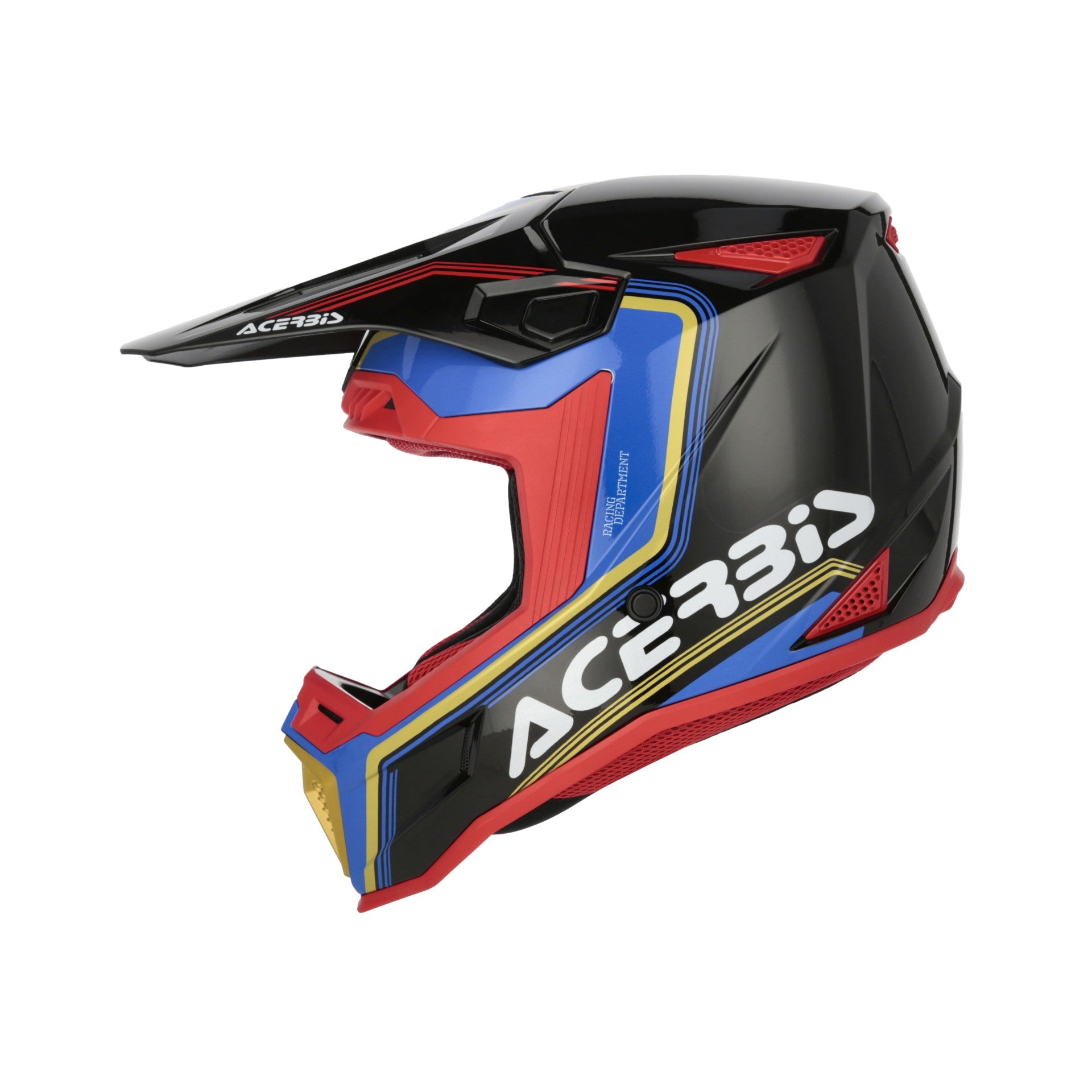 Casco Moto Cross Integrale ACERBIS WHOOPS Nero Blu