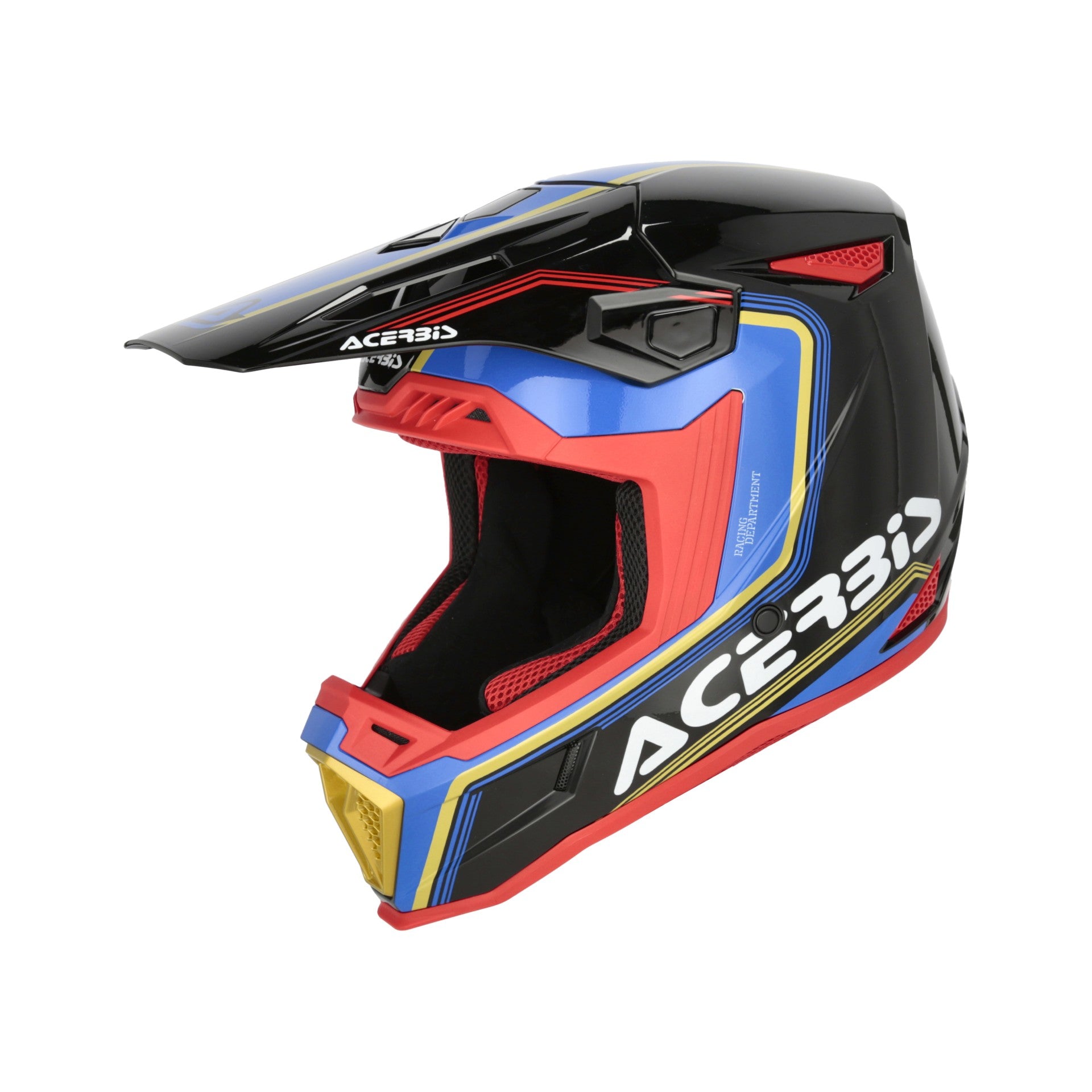 Casco Moto Cross Integrale ACERBIS WHOOPS Nero Blu