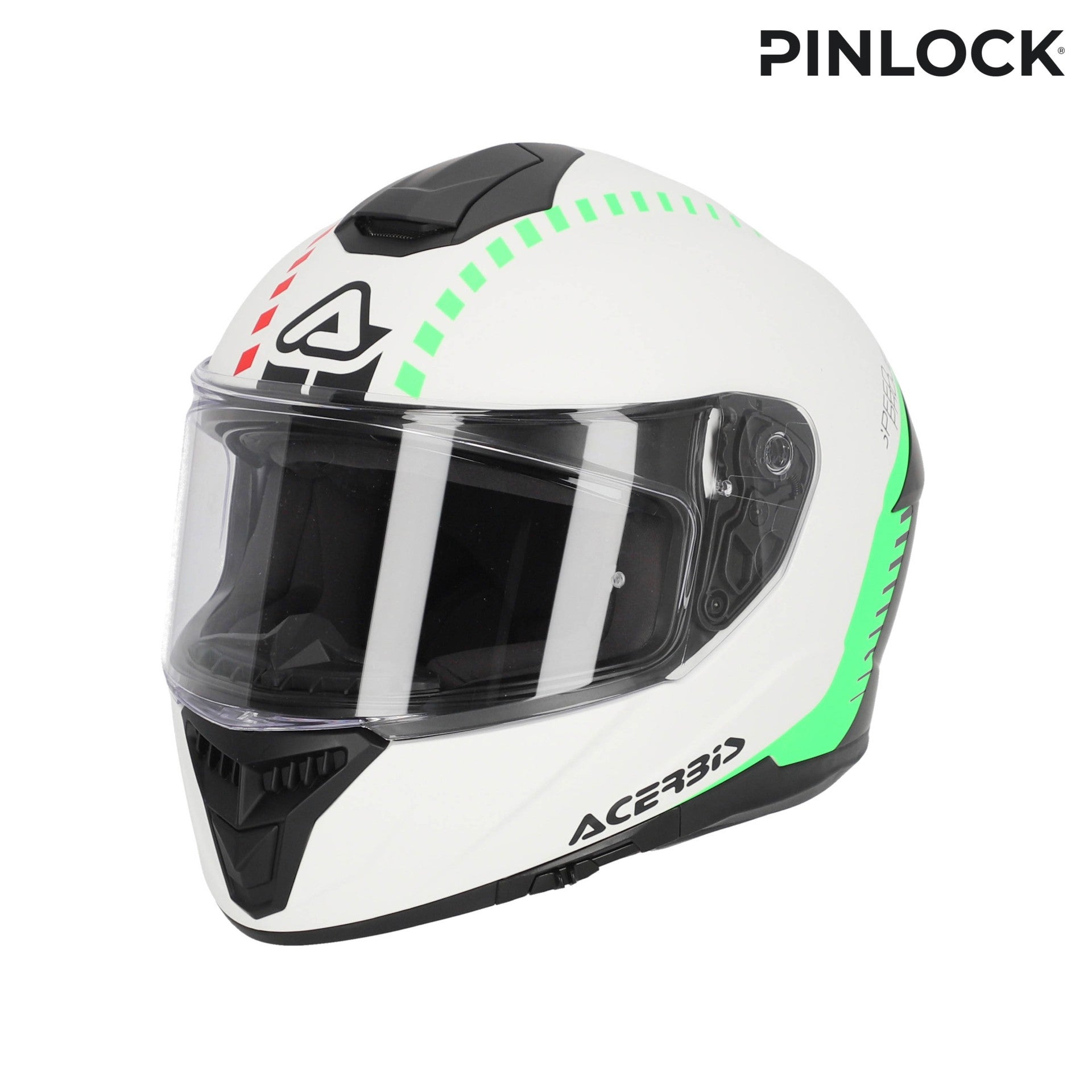 Casco Moto Integrale ACERBIS KRAPON 2206 Bianco Nero 2