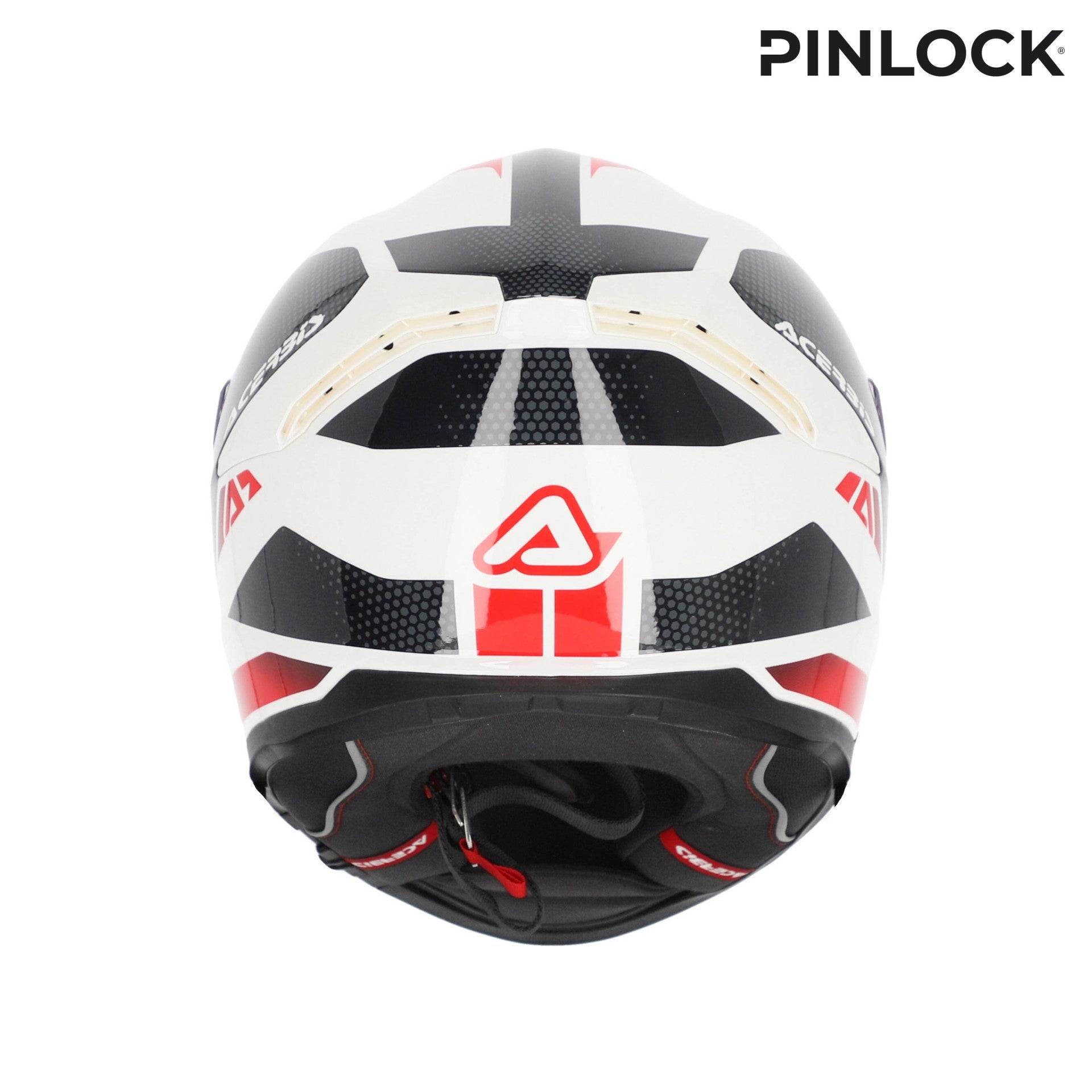 Casco Moto Integrale ACERBIS KRAPON 2206 Bianco Rosso