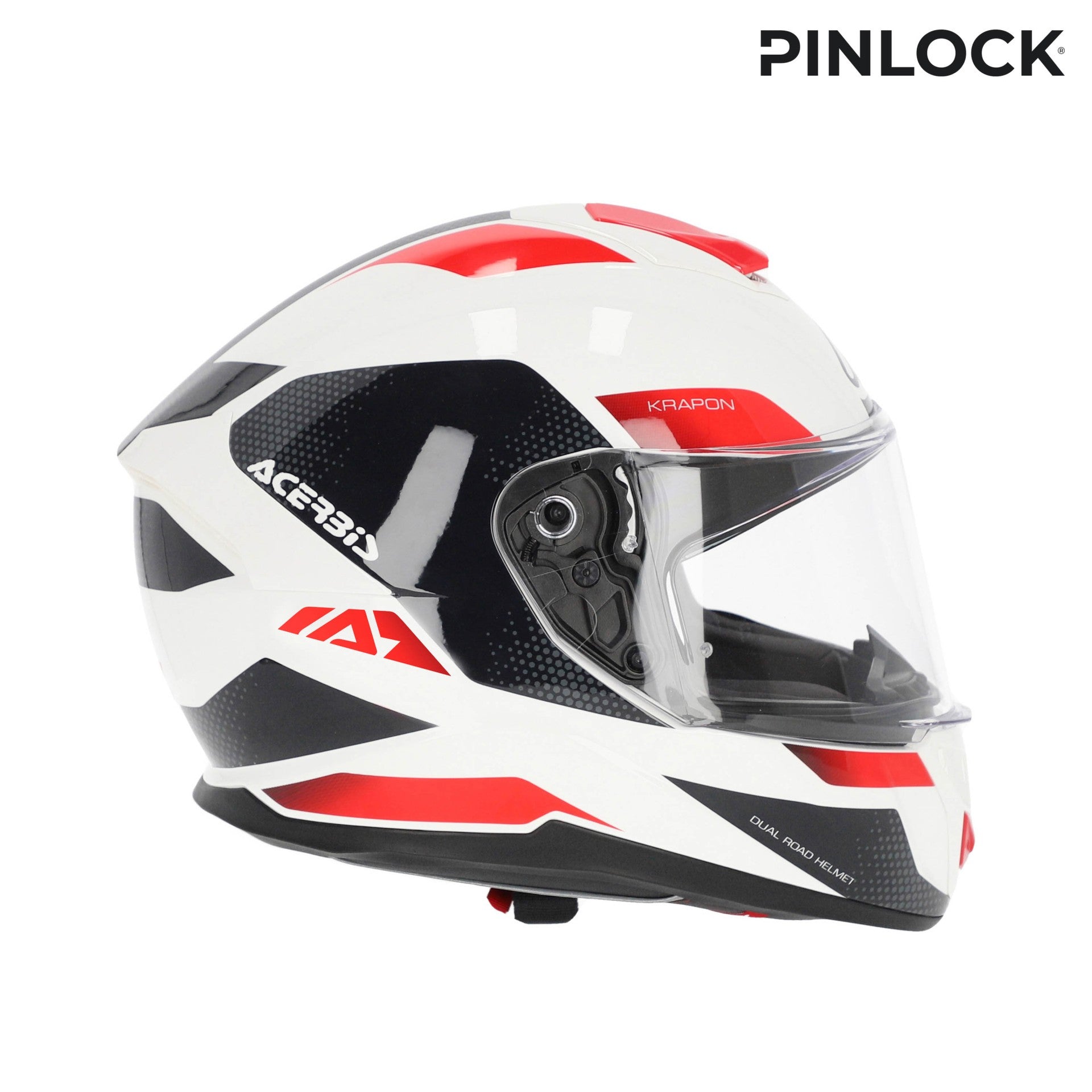 Casco Moto Integrale ACERBIS KRAPON 2206 Bianco Rosso