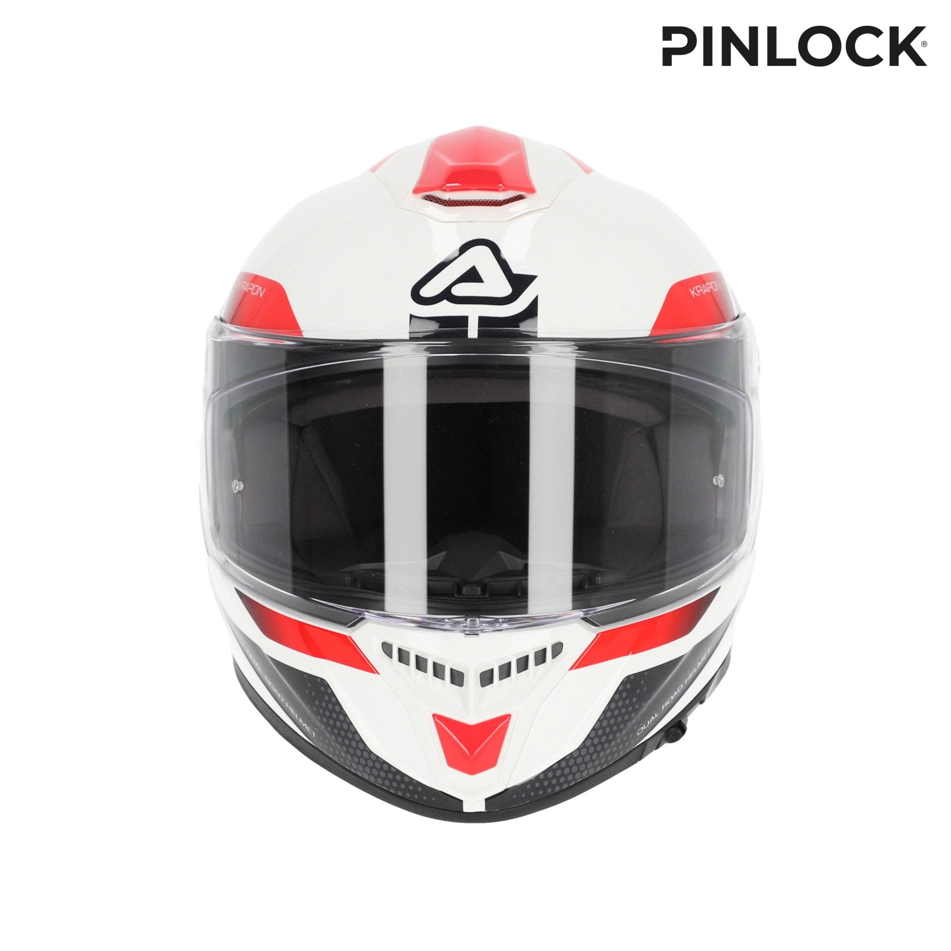 Casco Moto Integrale ACERBIS KRAPON 2206 Bianco Rosso