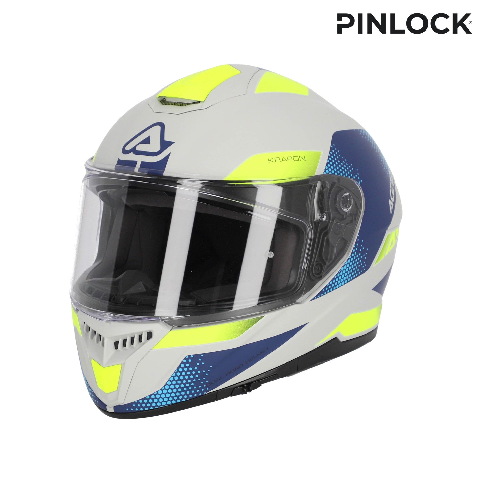 Casco Moto Integrale ACERBIS KRAPON 2206 Grigio Blu