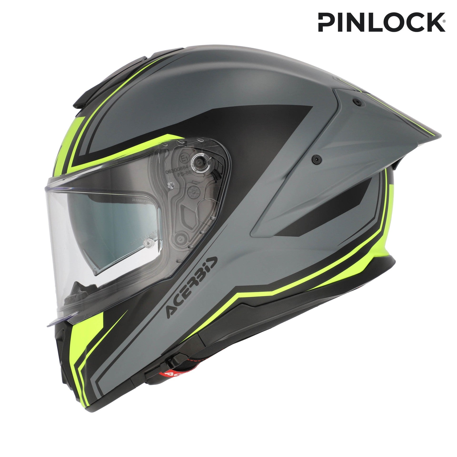 Casco Moto Integrale ACERBIS TARMAK-X Grigio Giallo