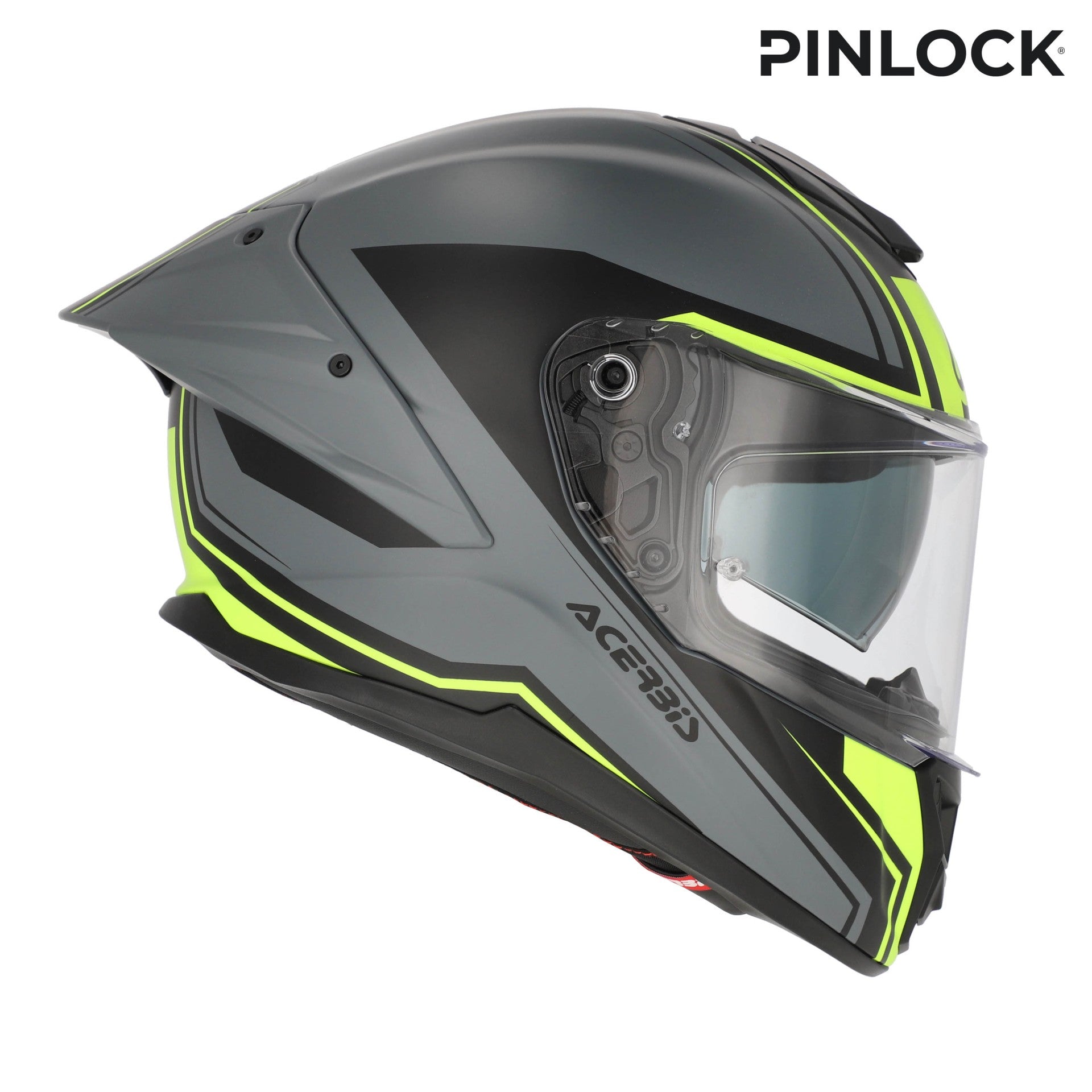 Casco Moto Integrale ACERBIS TARMAK-X Grigio Giallo