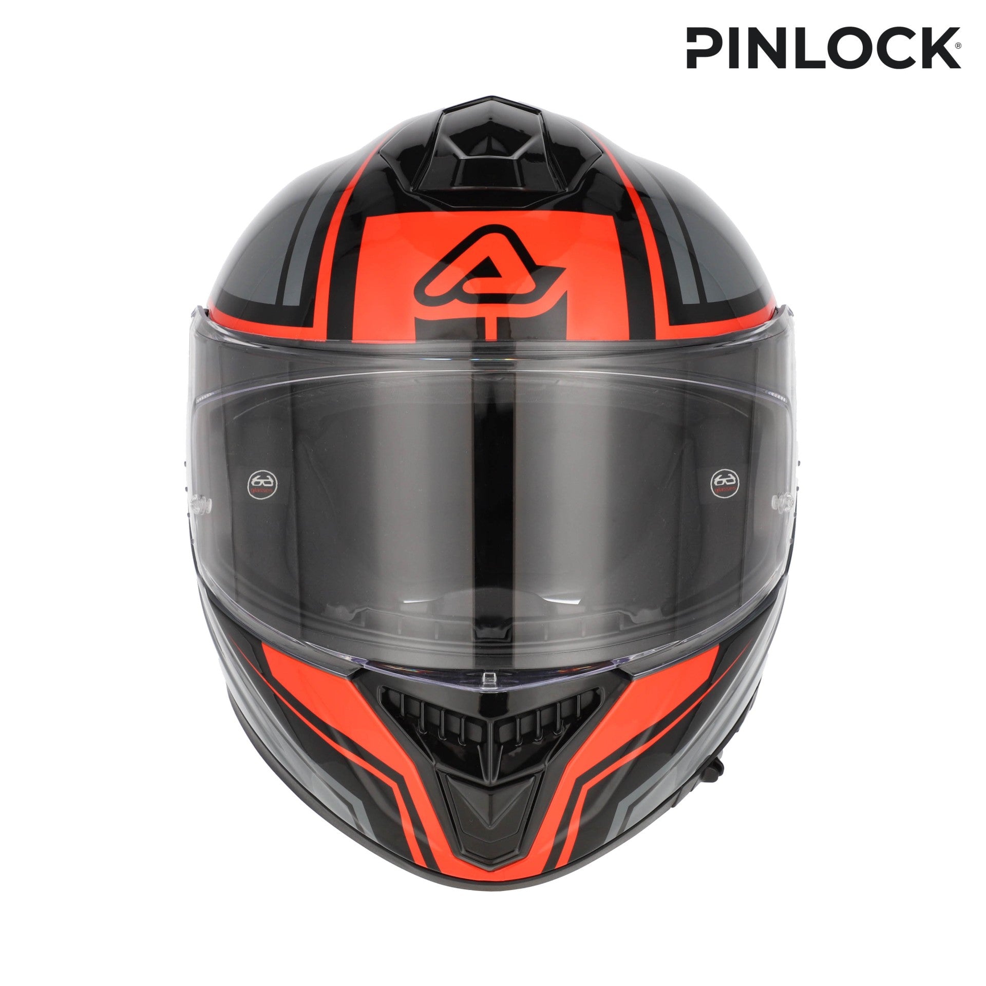 Casco Moto Integrale ACERBIS TARMAK-X Grigio Rosso