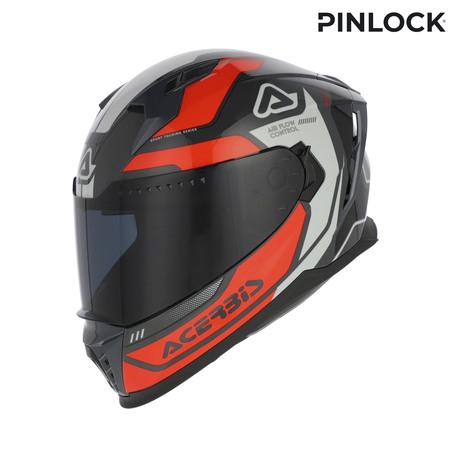Casco Moto Integrale ACERBIS X-WAY Graphic Arancio Grigio