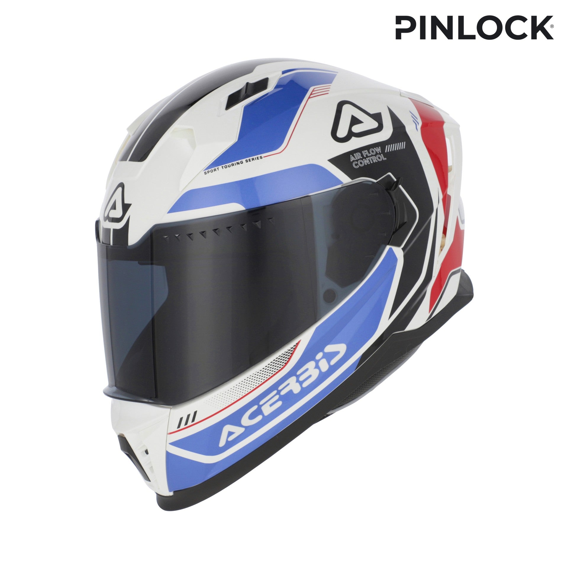 Casco Moto Integrale ACERBIS X-WAY Graphic Bianco Blu