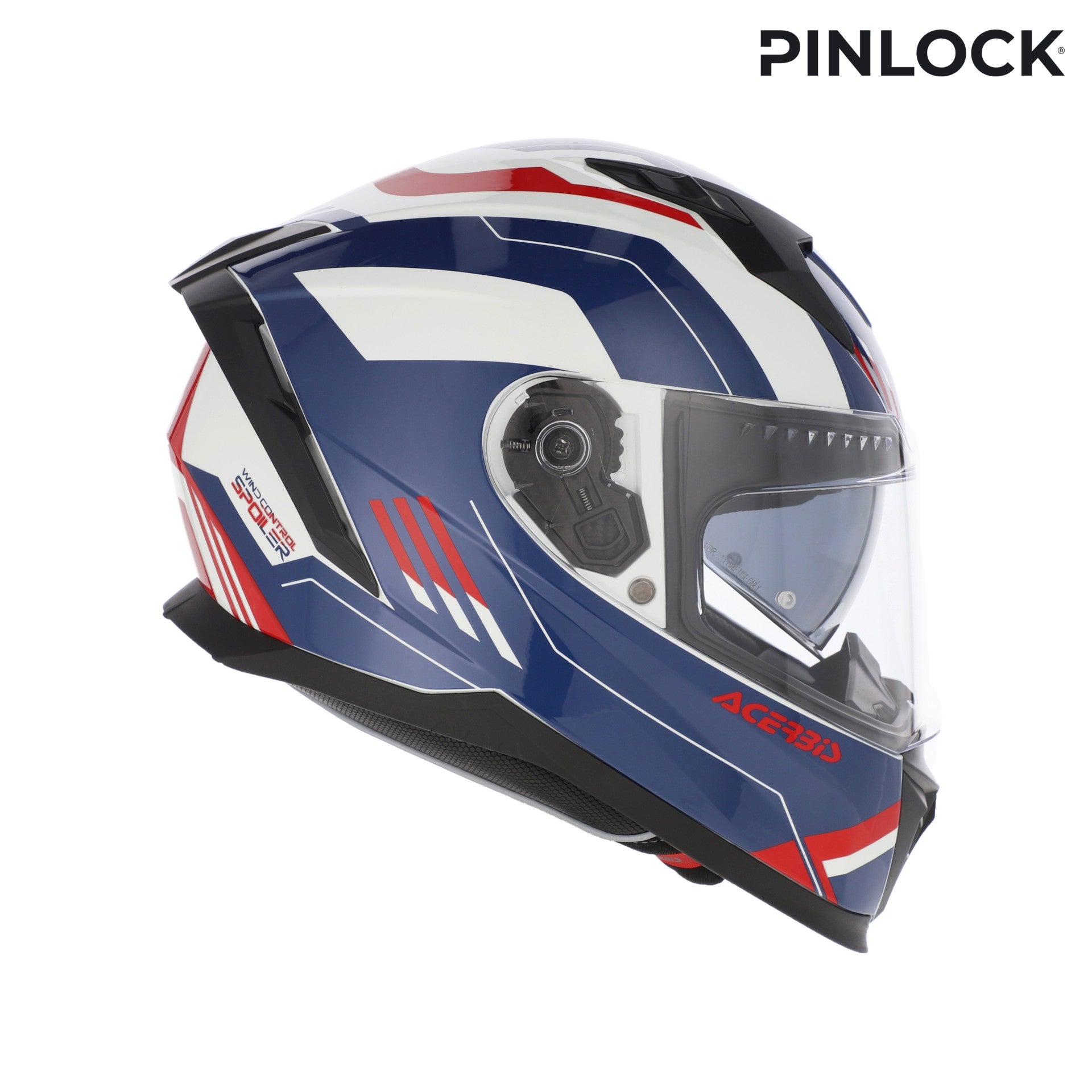 Casco Moto Integrale ACERBIS X-WAY Graphic Bianco Blu Rosso