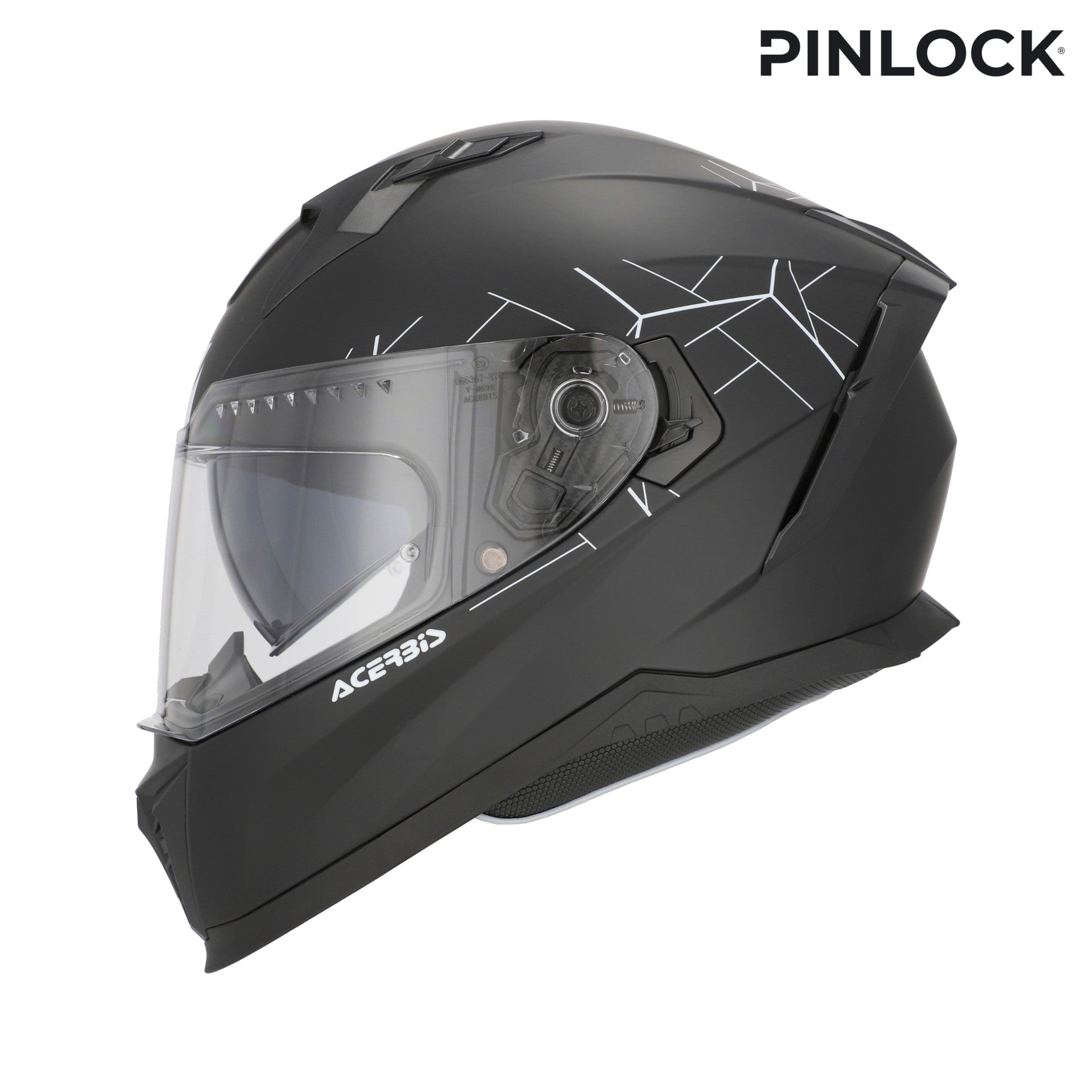 Casco Moto Integrale ACERBIS X-WAY Nero