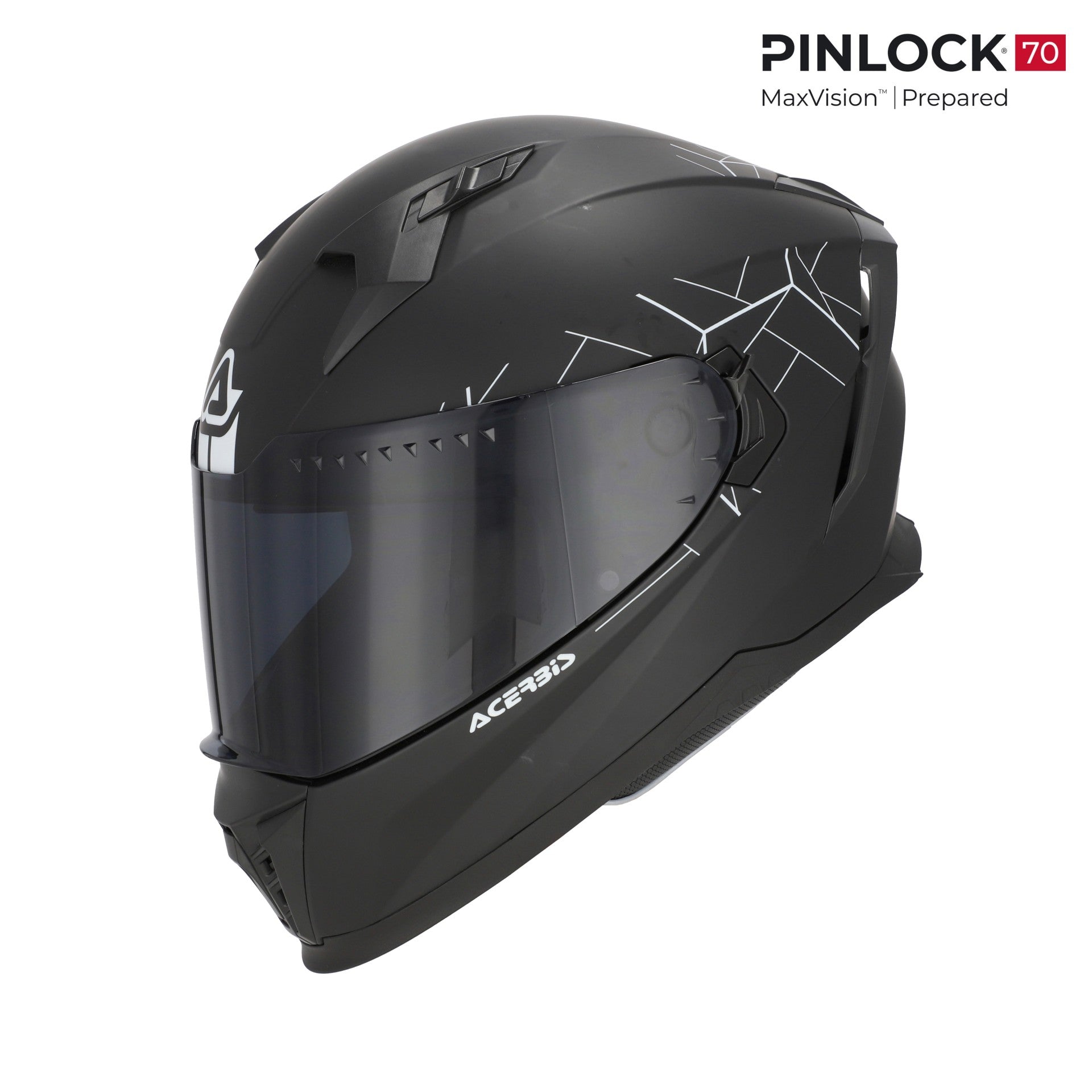 Casco Moto Integrale ACERBIS X-WAY Nero