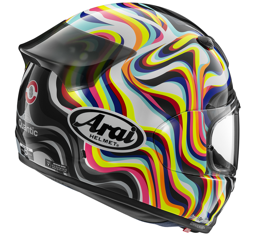 Casco Moto Integrale ARAI QUANTIC SWIRL WHITE