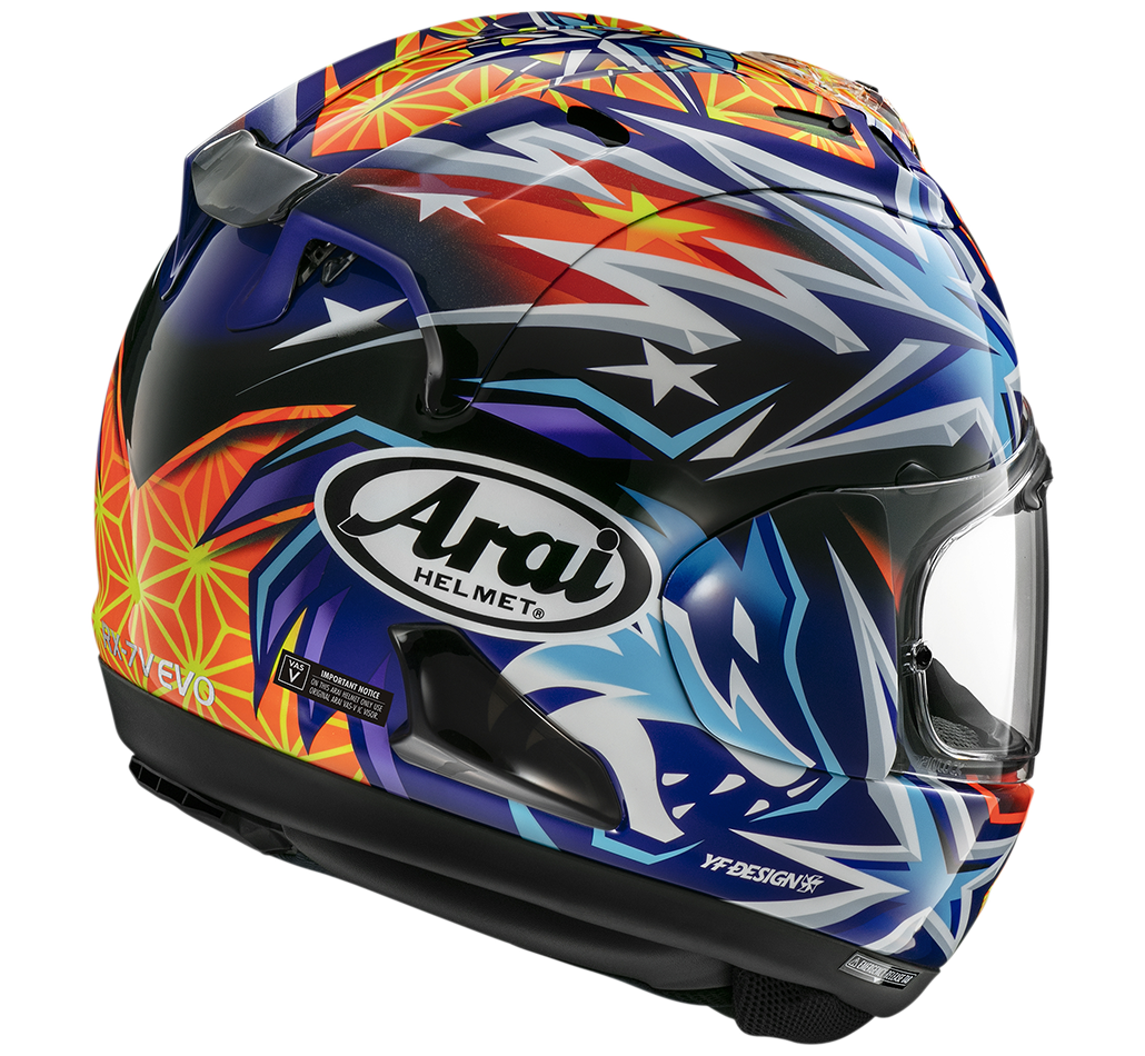 Casco Moto Integrale ARAI RX-7 V EVO OKAMOTO COMPASS