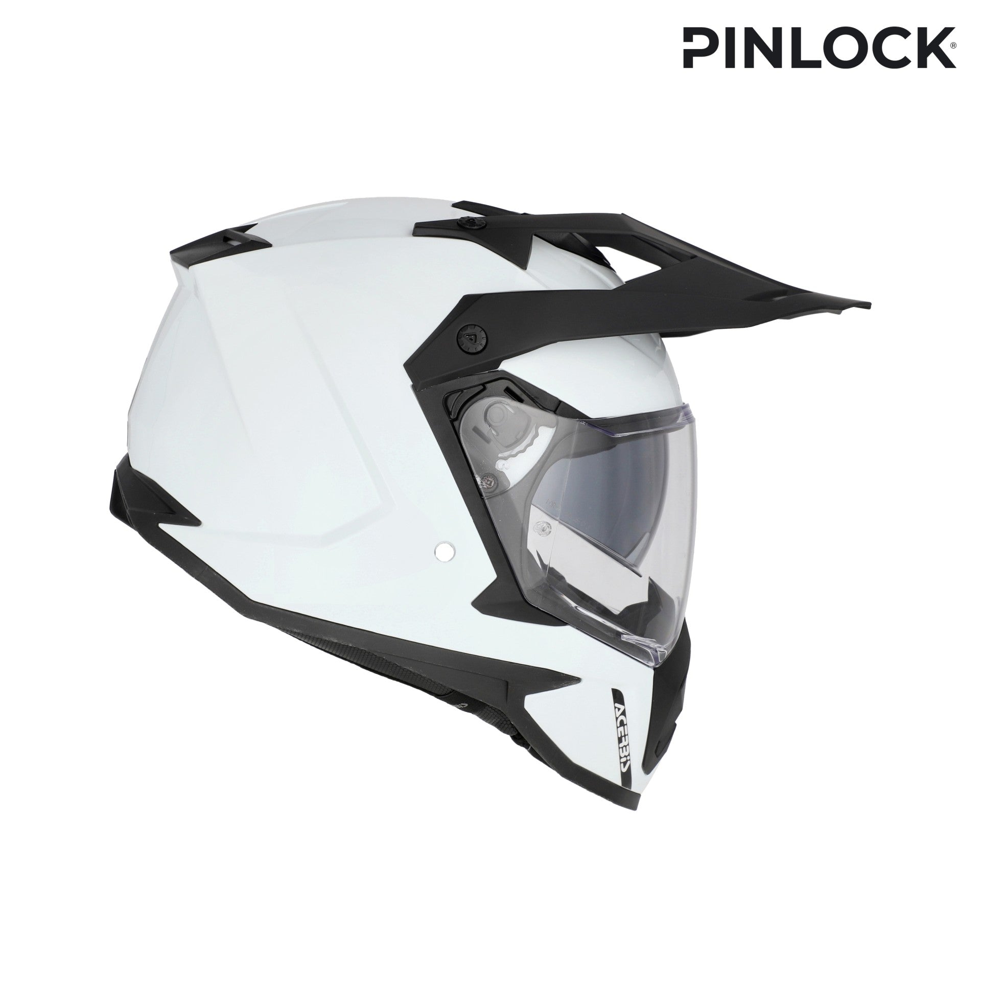 Casco Moto Integrale Adventure ACERBIS ASSAULT Bianco