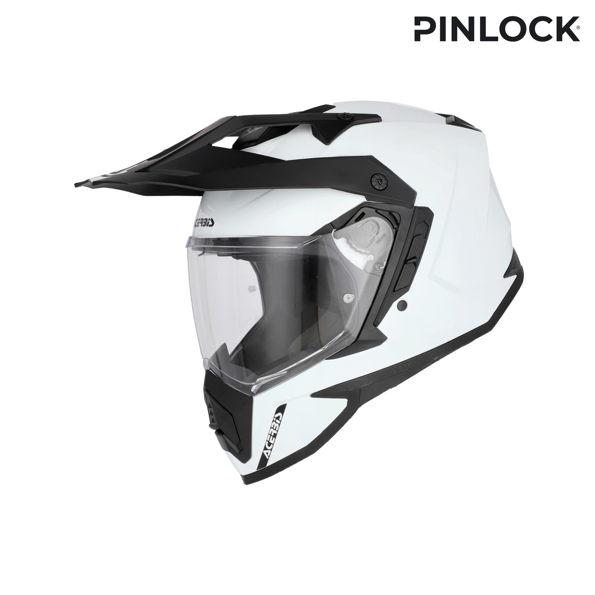 Casco Moto Integrale Adventure ACERBIS ASSAULT Bianco
