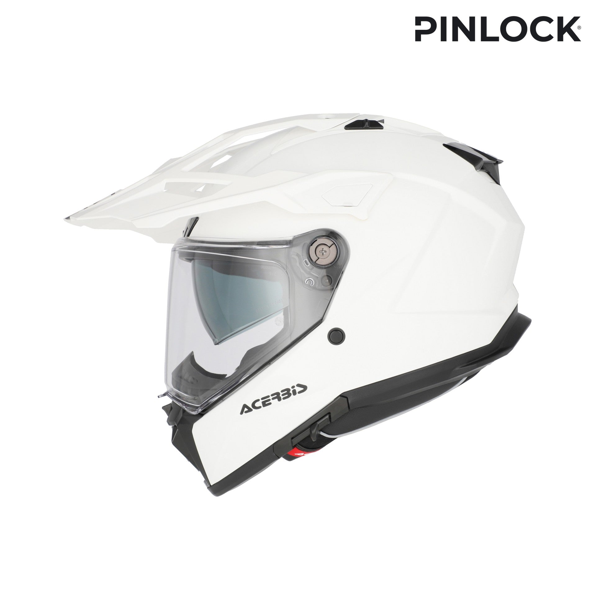 Casco Moto Integrale Adventure ACERBIS ATTACK Bianco