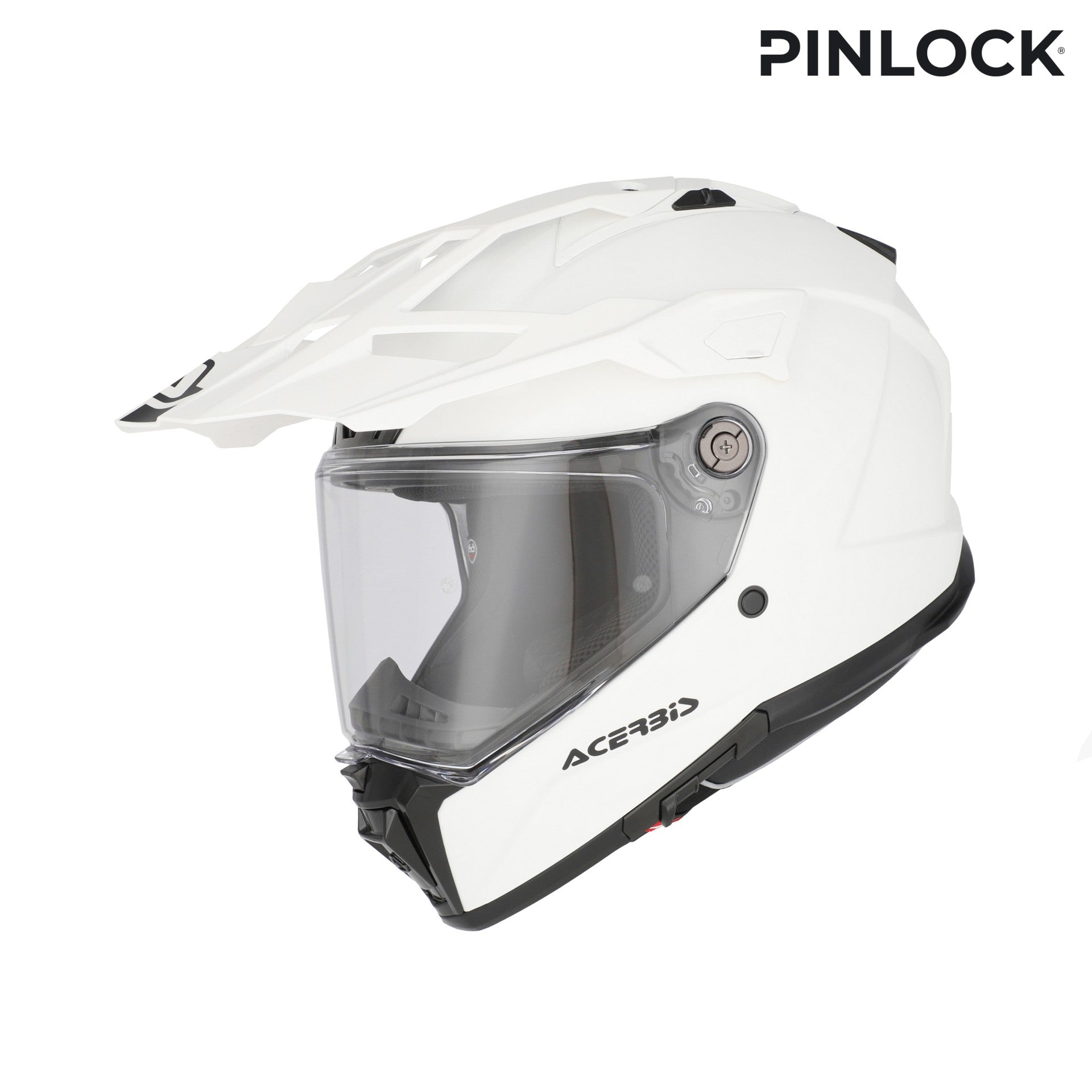 Casco Moto Integrale Adventure ACERBIS ATTACK Bianco