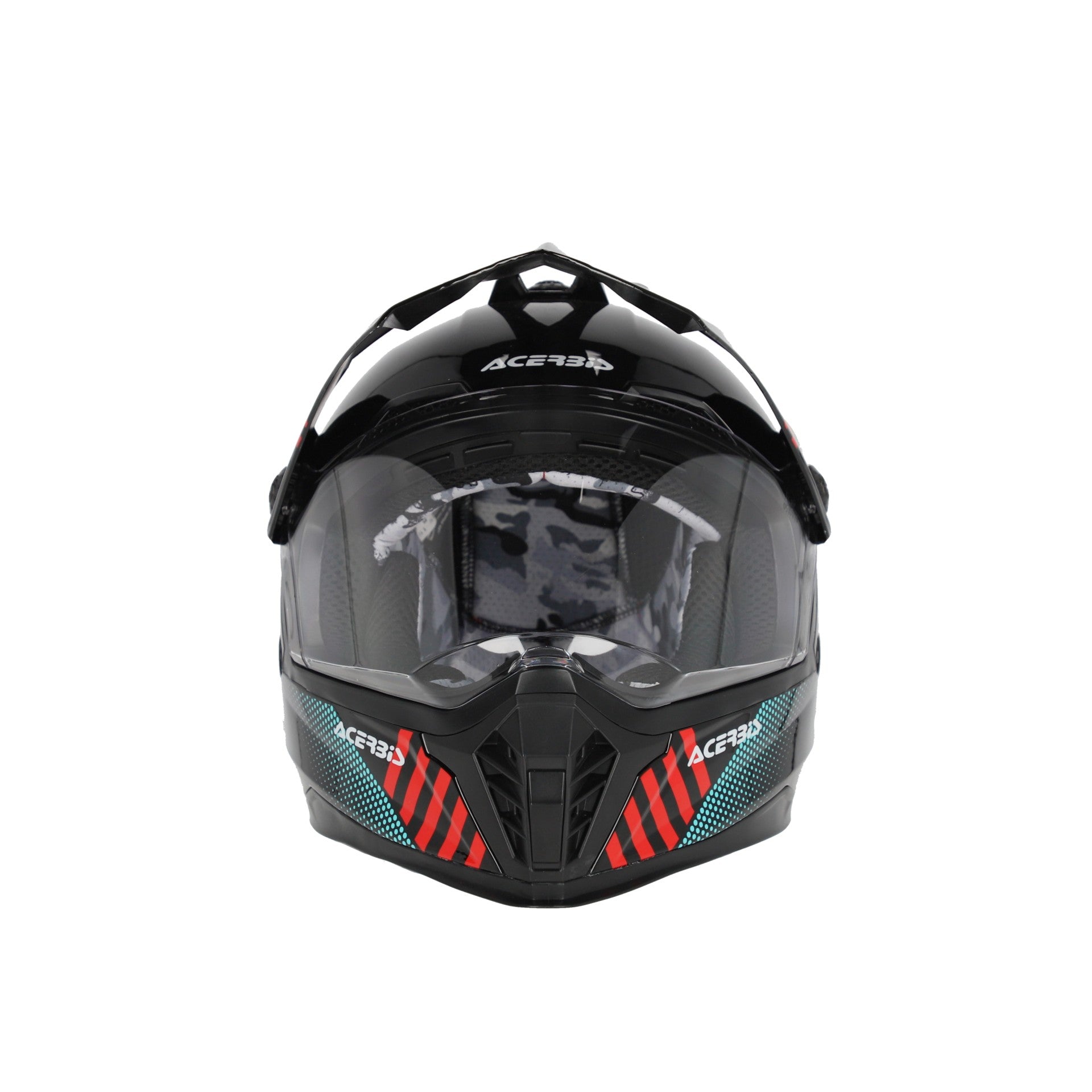 Casco Moto Integrale Bimbo ACERBIS RIDER JUNIOR Nero Rosso